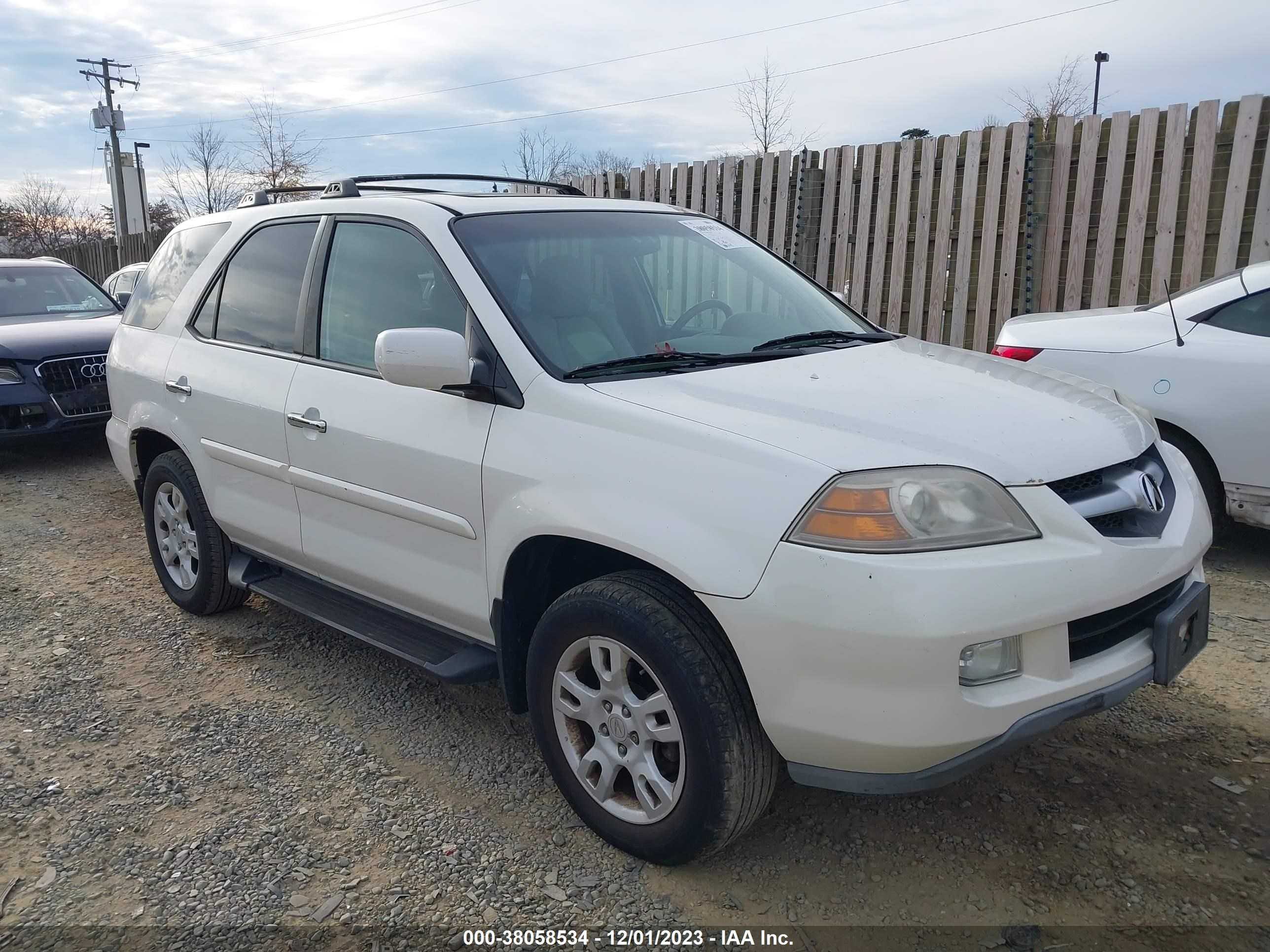 acura mdx 2005 2hnyd18945h534633