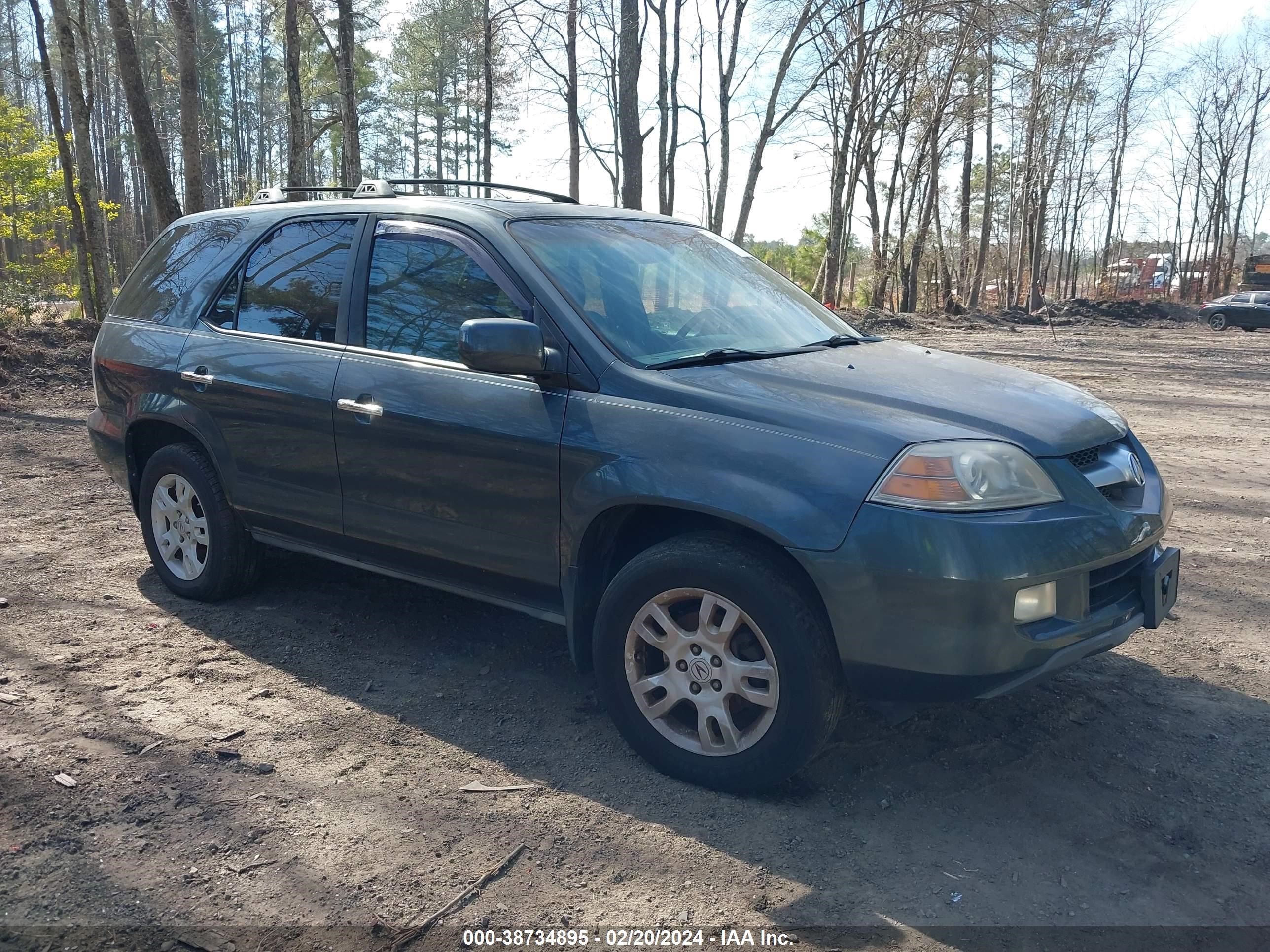 acura mdx 2006 2hnyd18976h509047