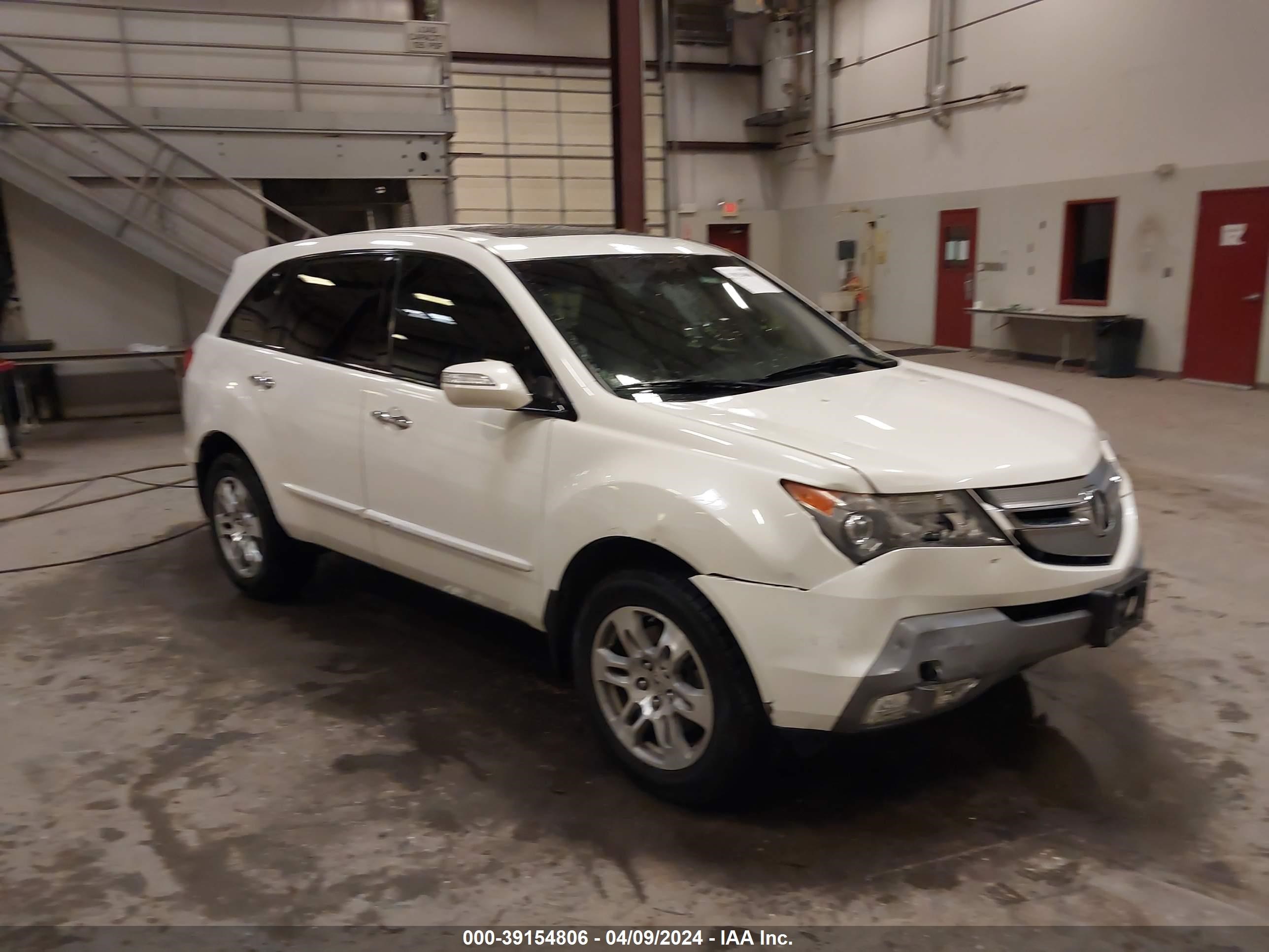 acura mdx 2009 2hnyd28239h502707