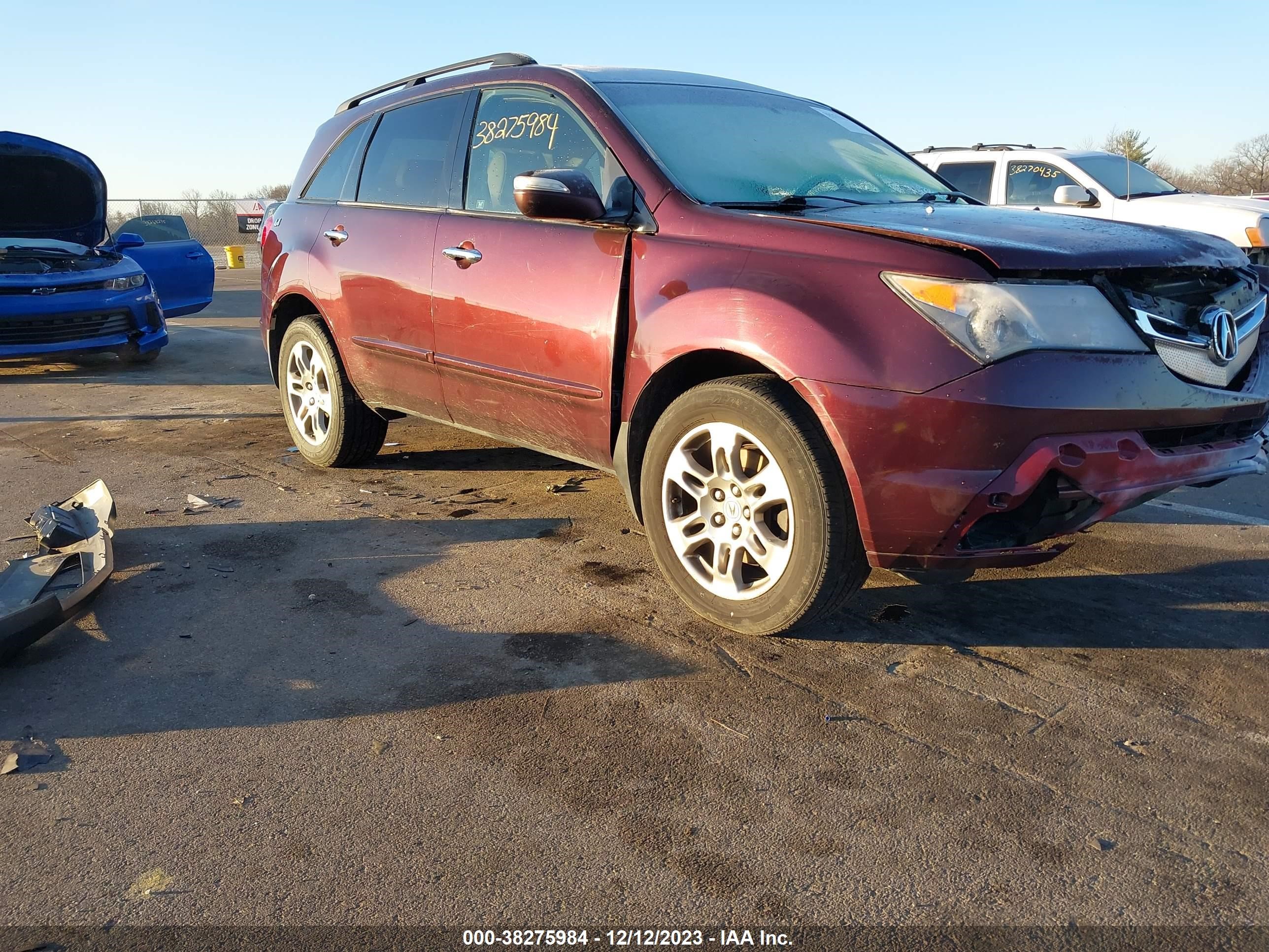 acura mdx 2008 2hnyd28248h506151