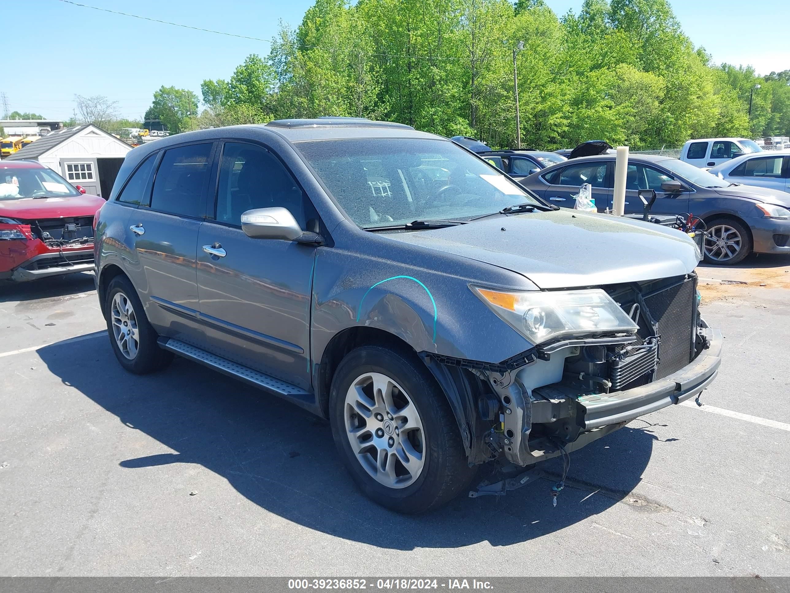 acura mdx 2008 2hnyd28248h540378