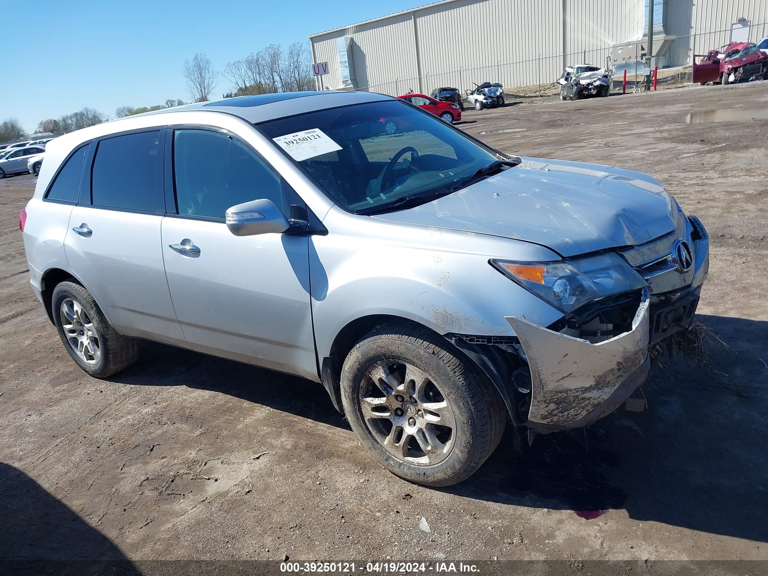 acura mdx 2009 2hnyd28249h501422