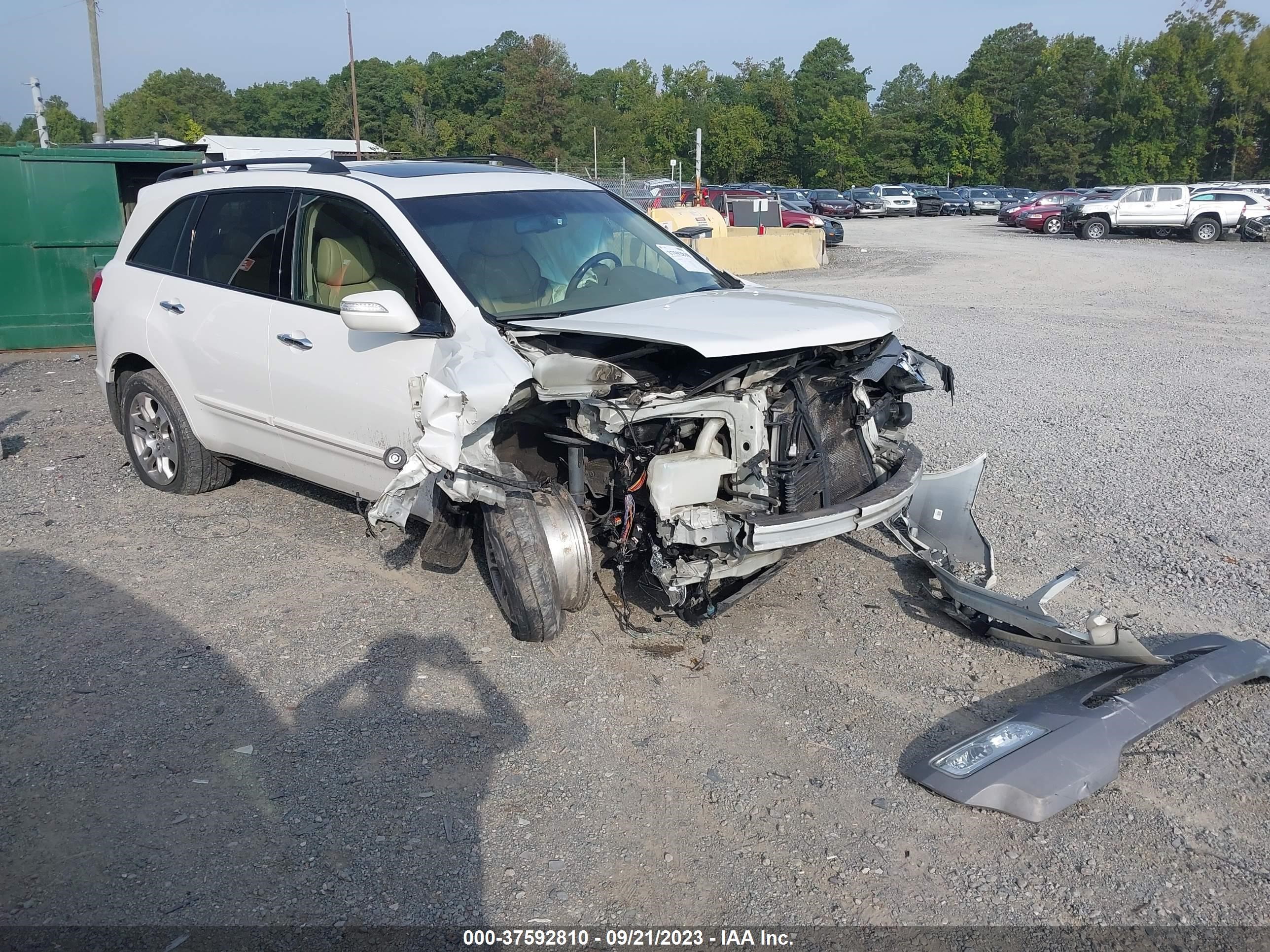 acura mdx 2009 2hnyd28249h528362