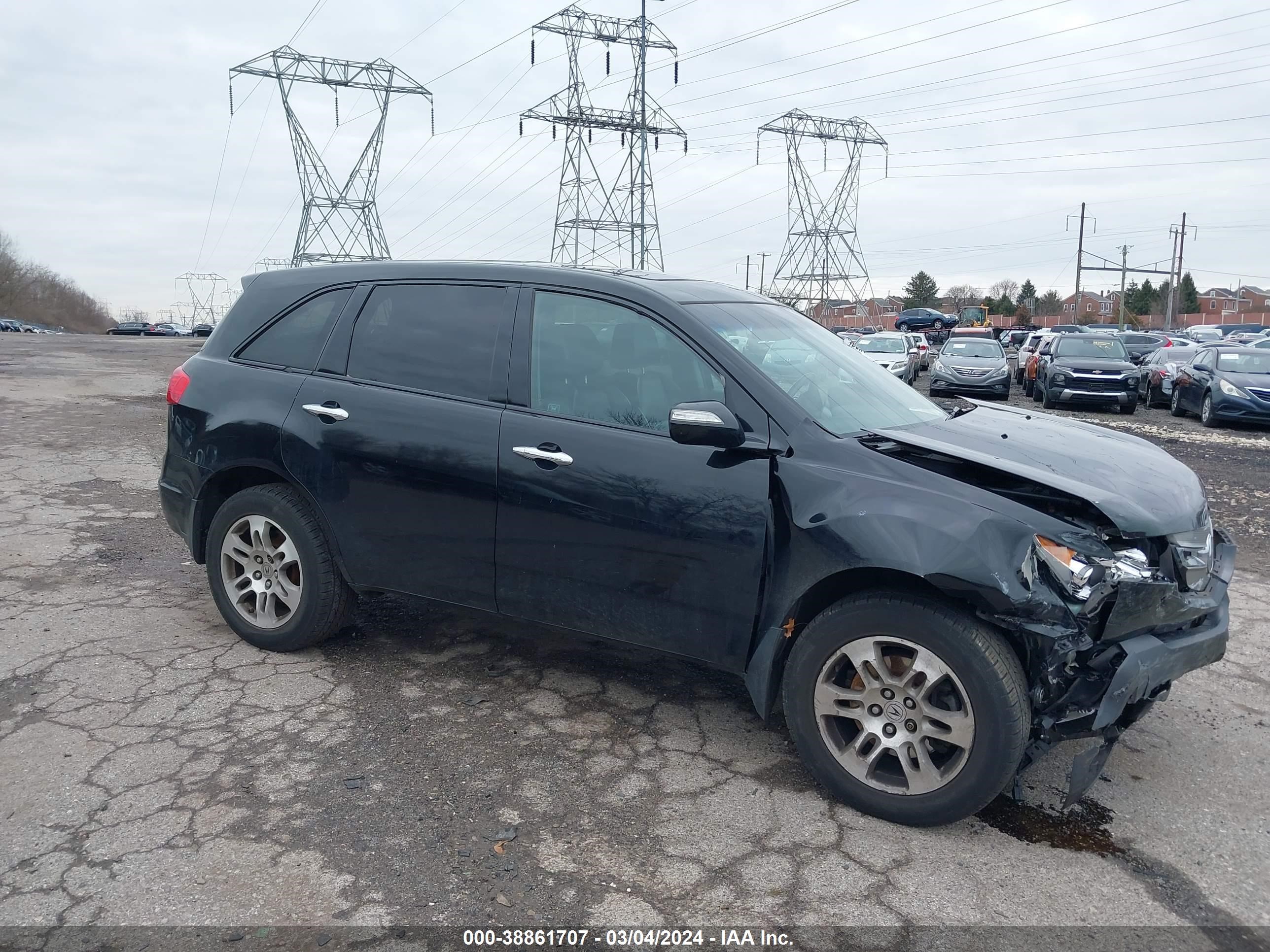 acura mdx 2008 2hnyd28258h523069