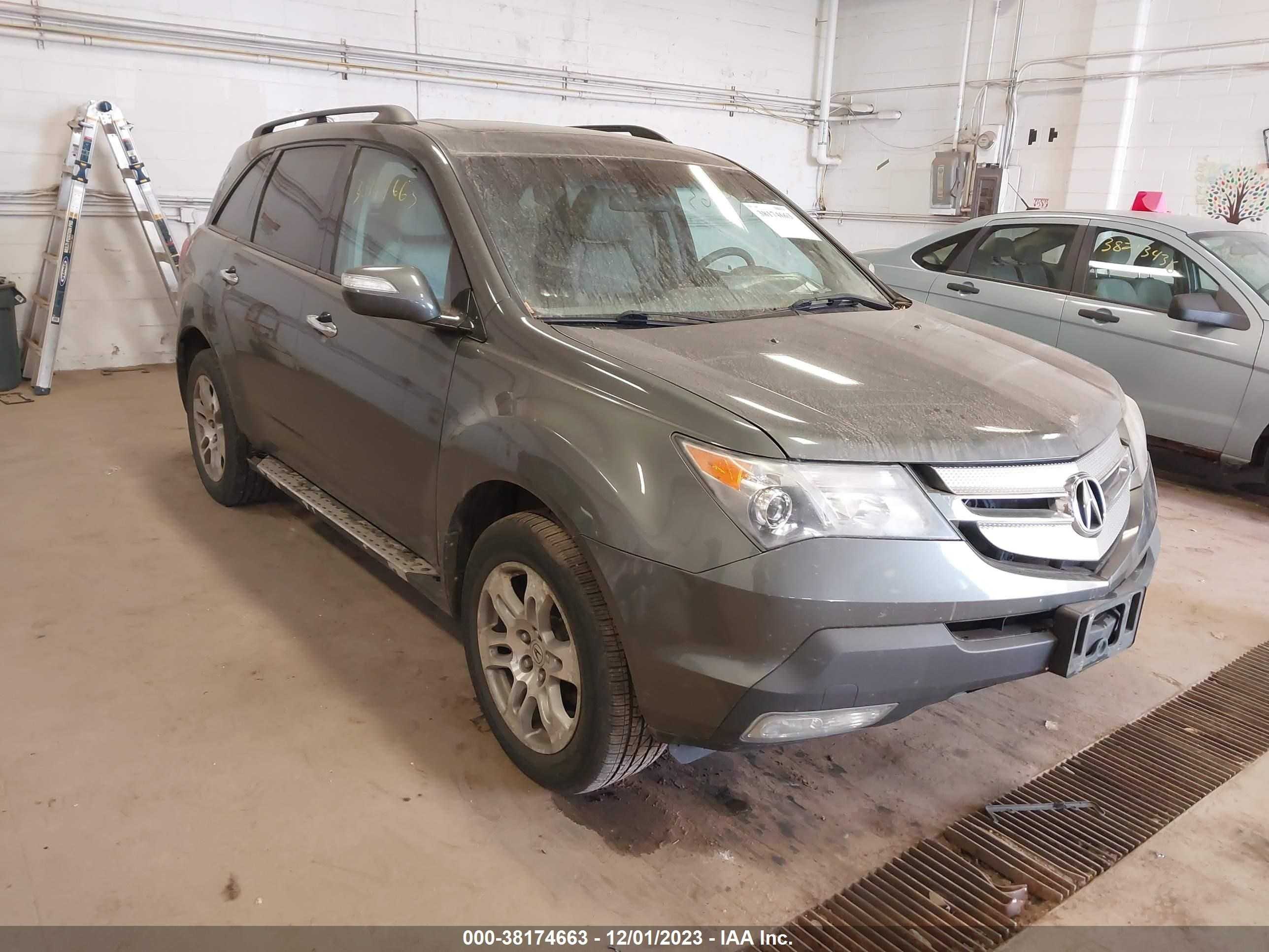 acura mdx 2007 2hnyd28267h502682