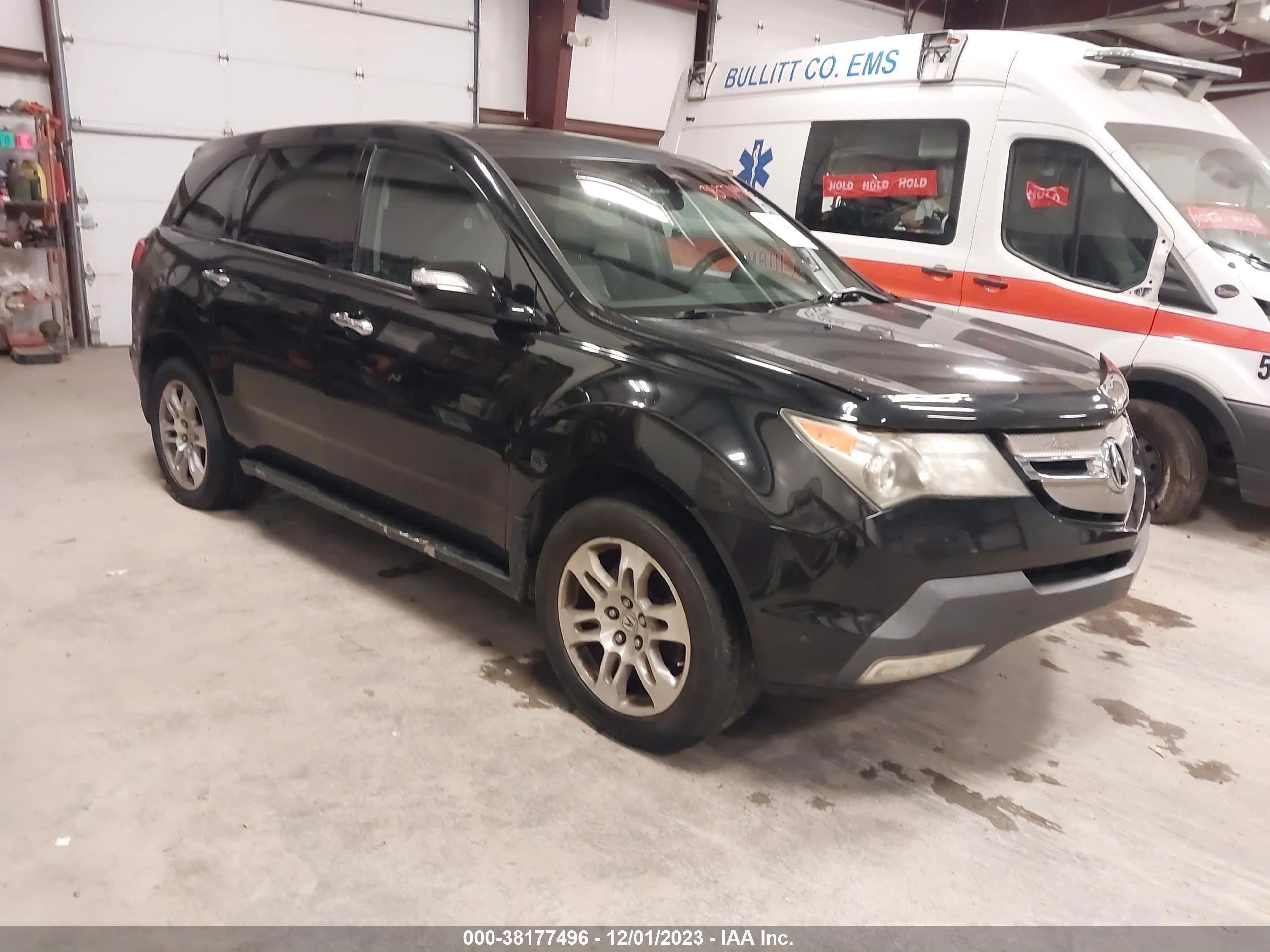 acura mdx 2007 2hnyd282x7h544112