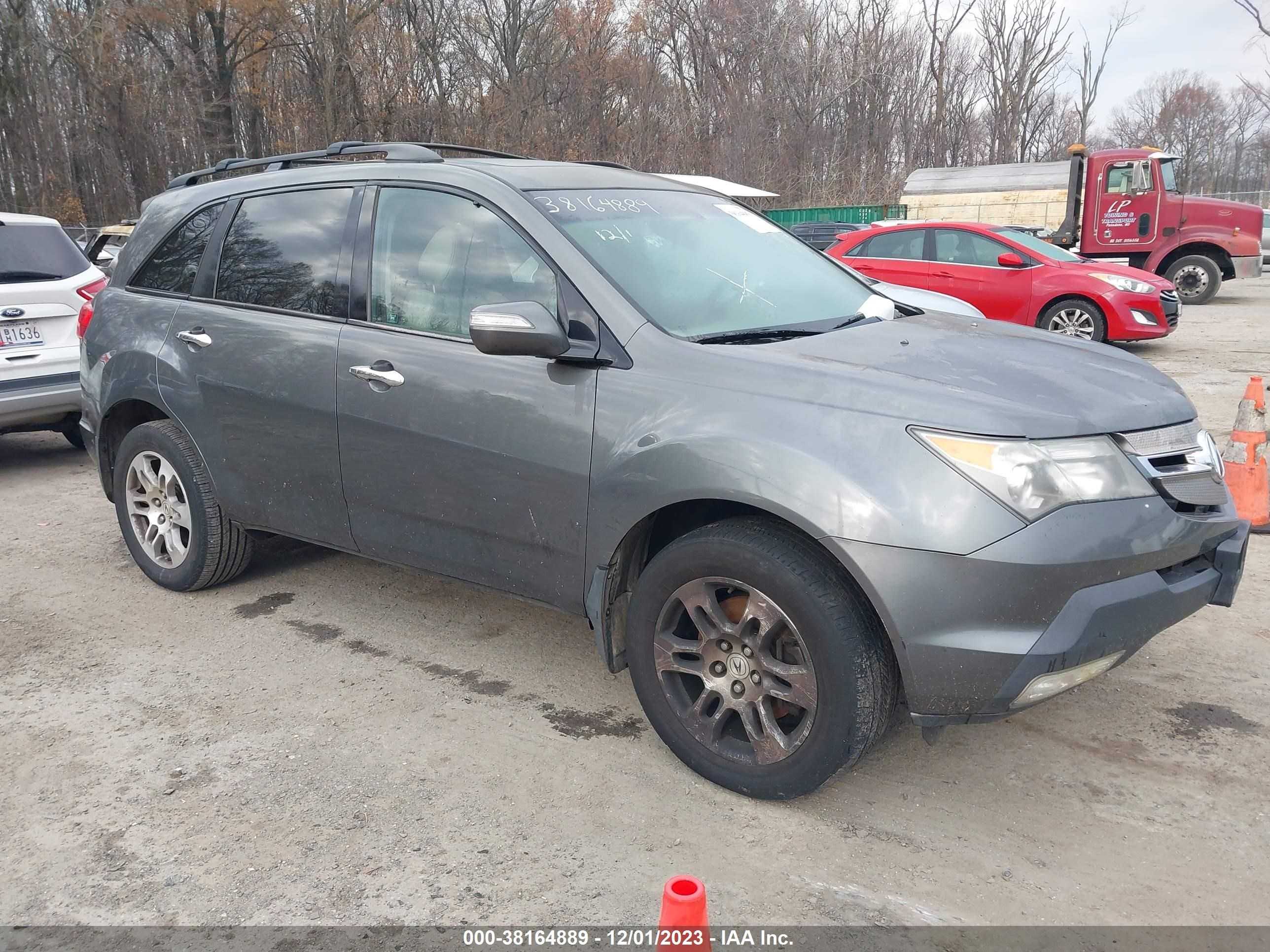 acura mdx 2007 2hnyd28307h545536