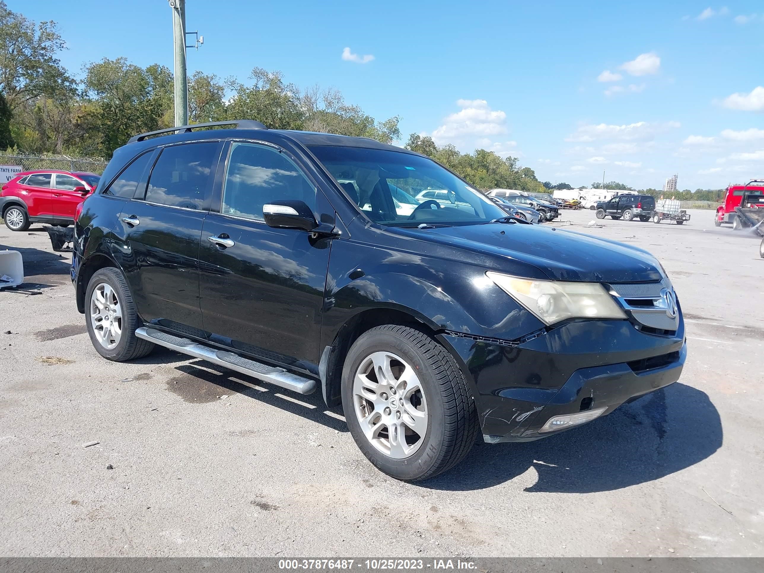 acura mdx 2007 2hnyd28347h508456