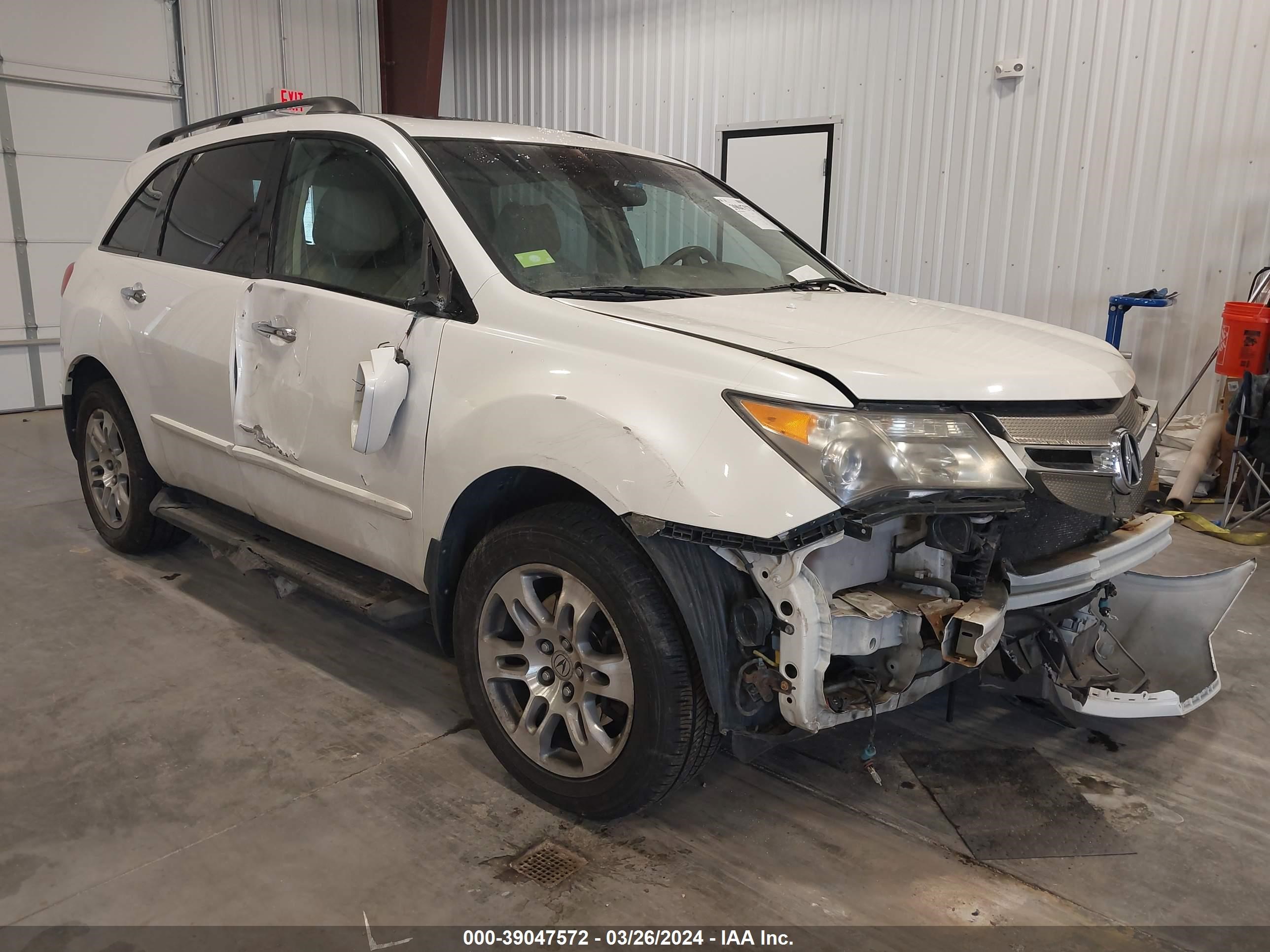 acura mdx 2007 2hnyd28347h516346