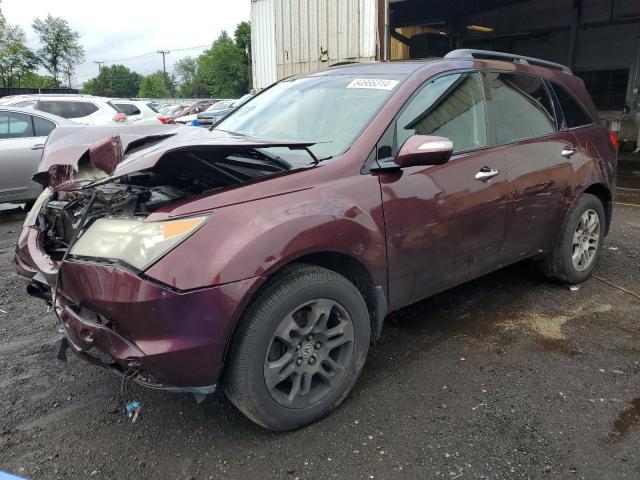 acura mdx techno 2007 2hnyd28357h547458