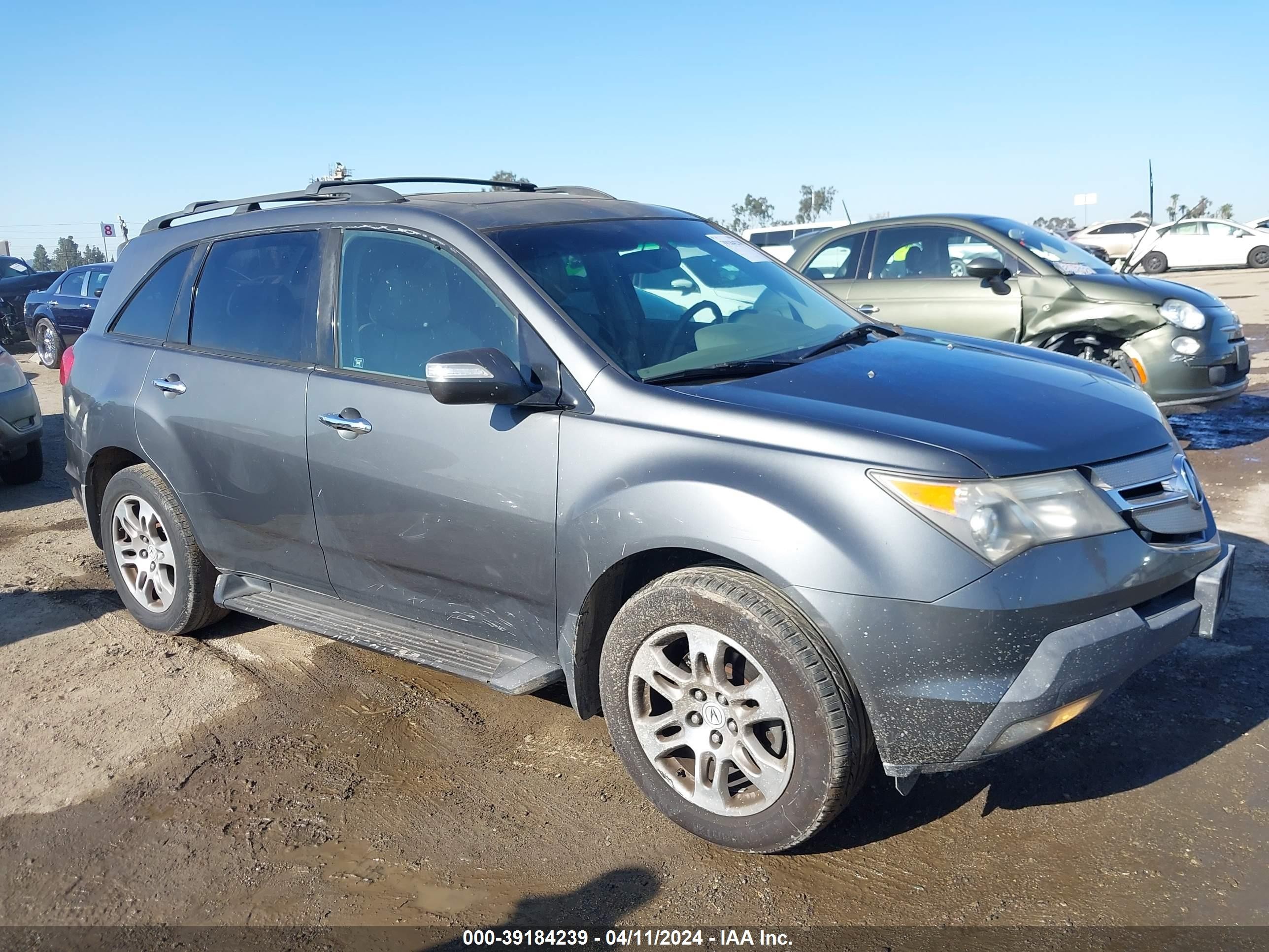 acura mdx 2008 2hnyd28358h530242