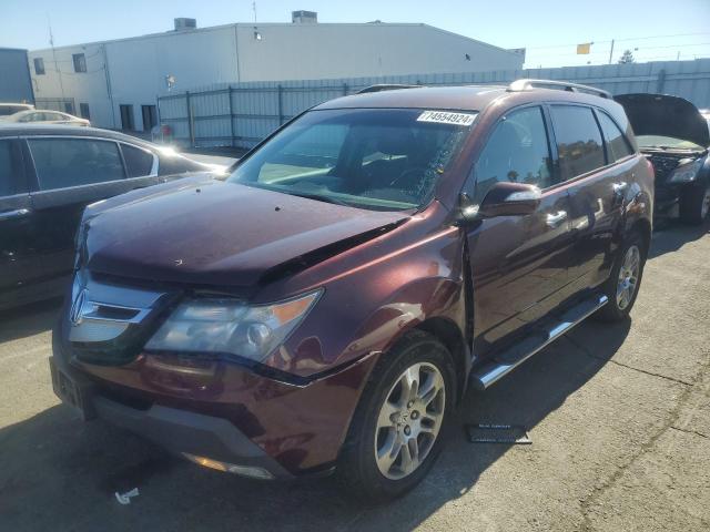 acura mdx techno 2008 2hnyd28368h503499