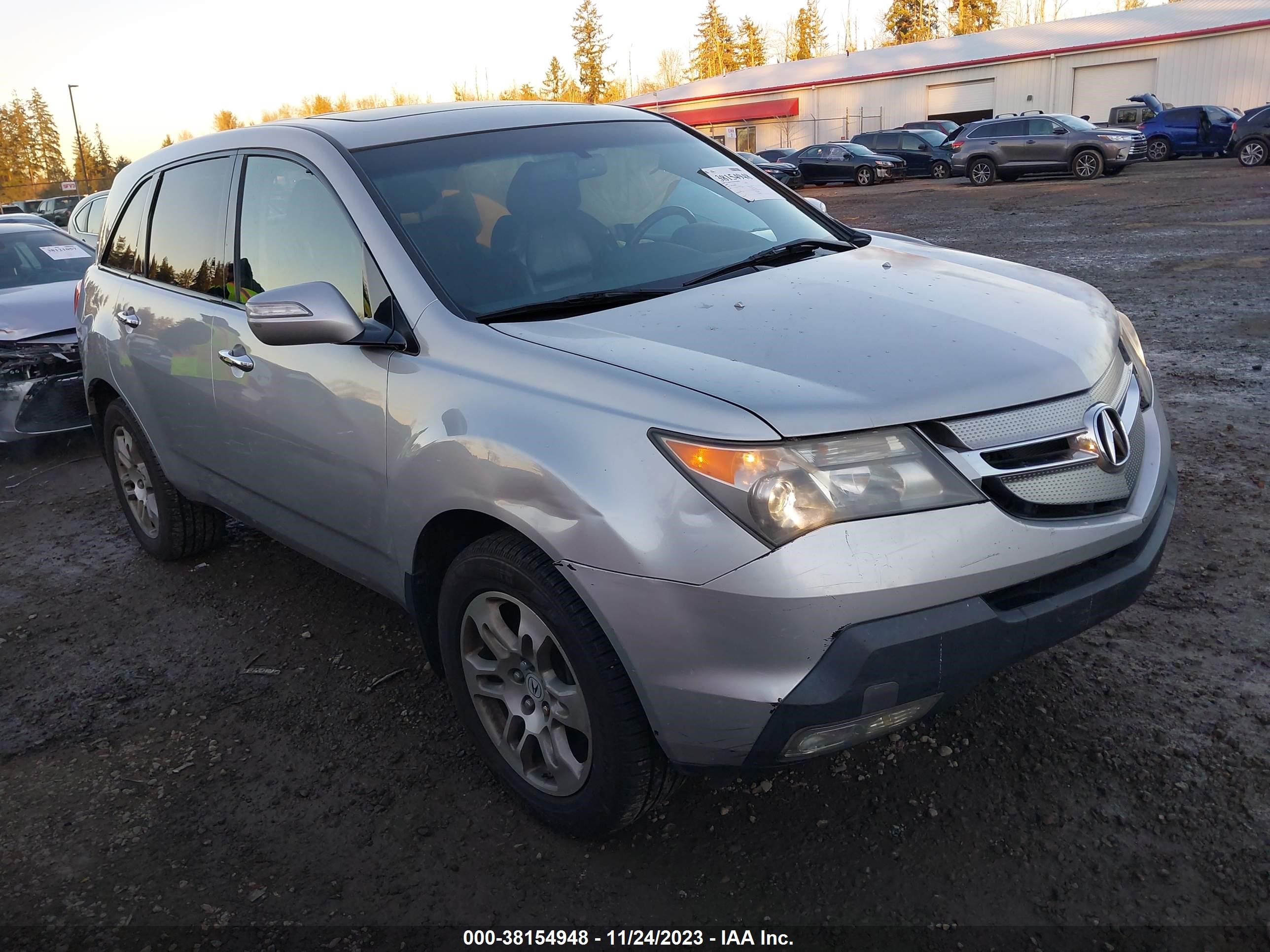 acura mdx 2008 2hnyd28408h528391