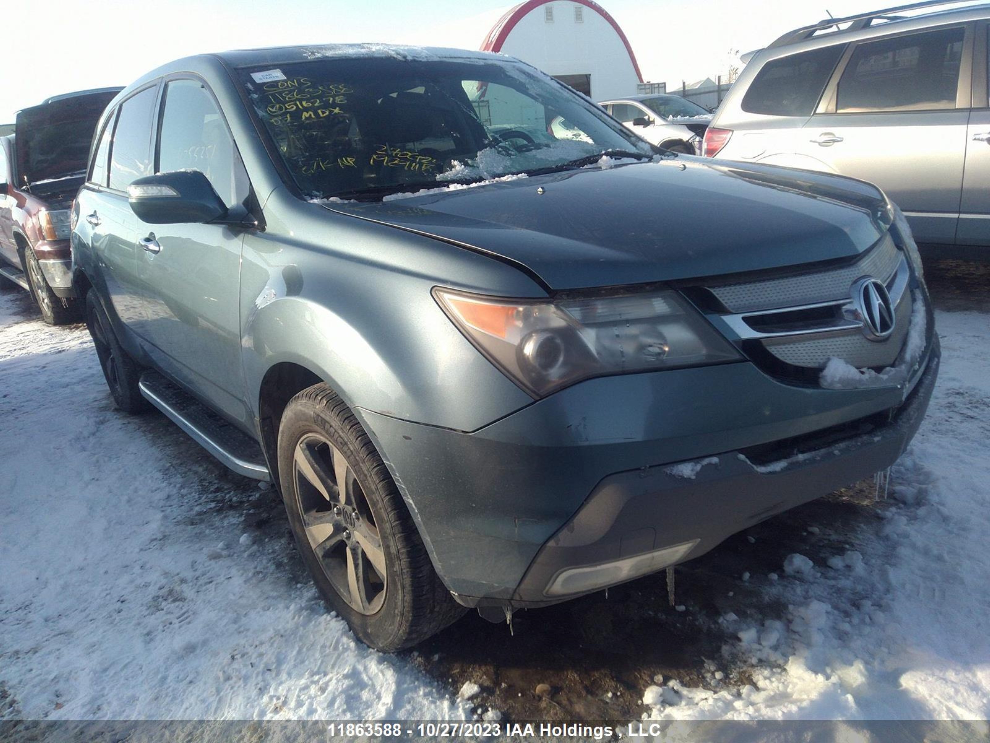 acura mdx 2007 2hnyd28417h516278