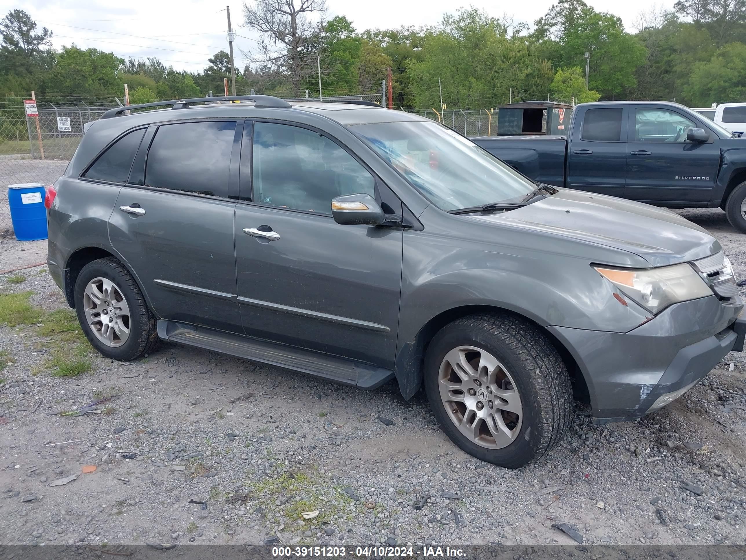 acura mdx 2008 2hnyd28438h513447