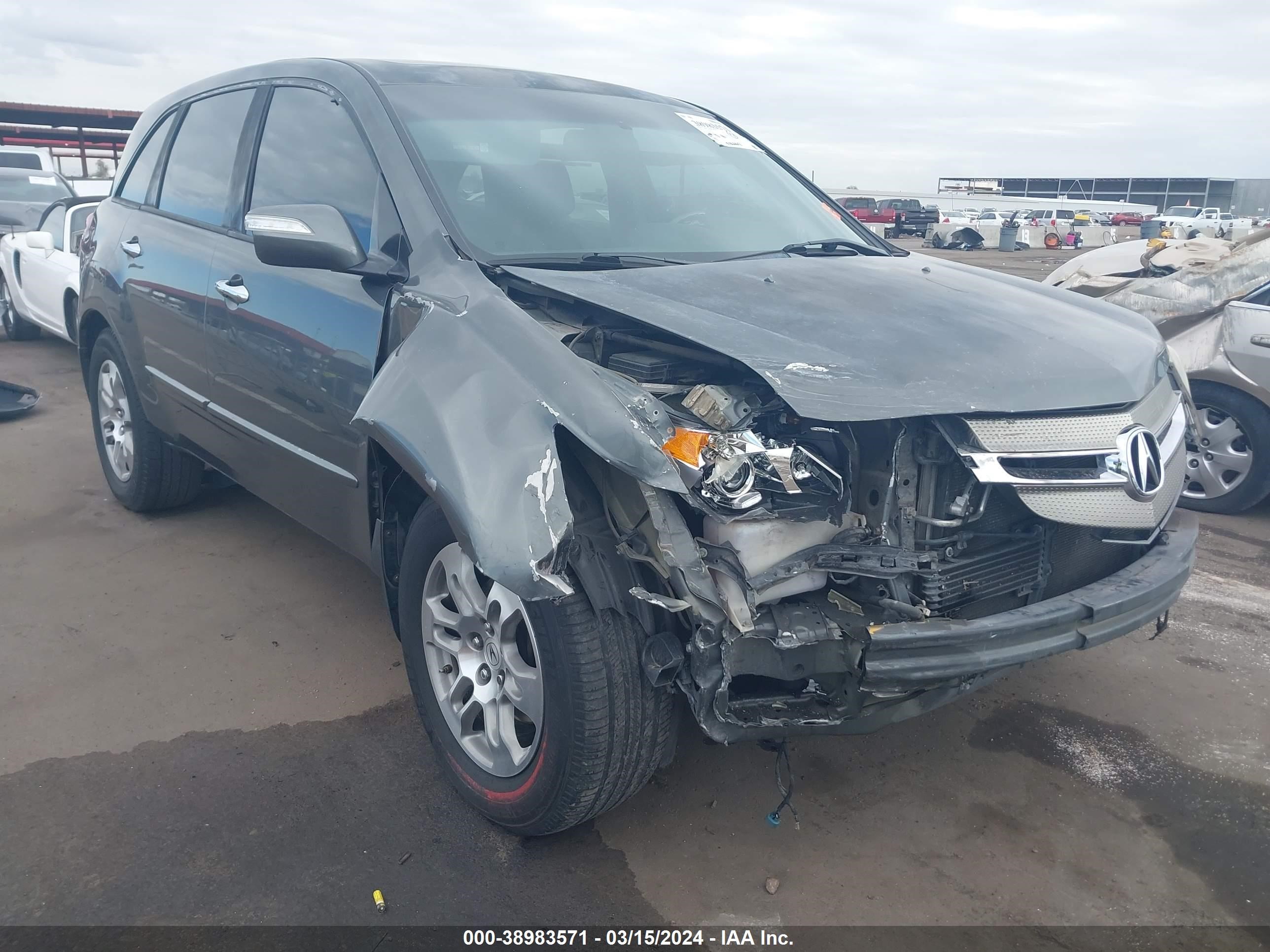 acura mdx 2007 2hnyd28447h540333