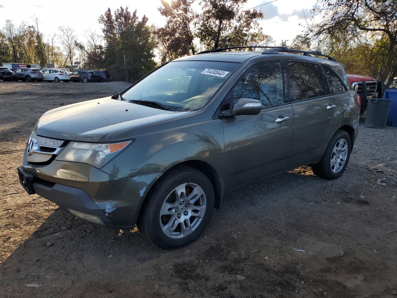 acura mdx 2007 2hnyd28447h542728