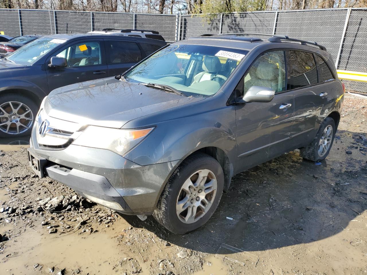 acura mdx techno 2007 2hnyd28467h543315