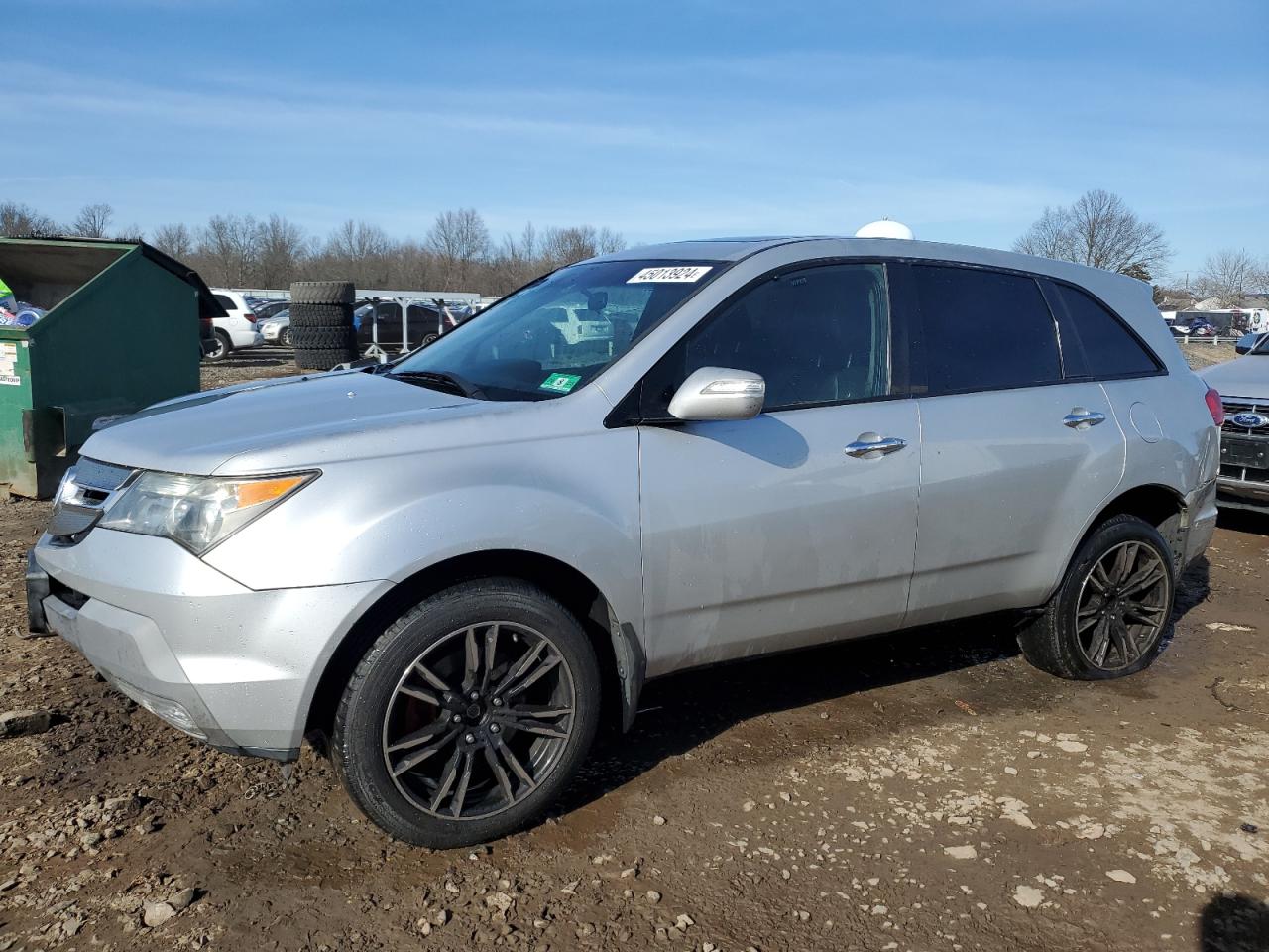 acura mdx 2007 2hnyd284x7h510737