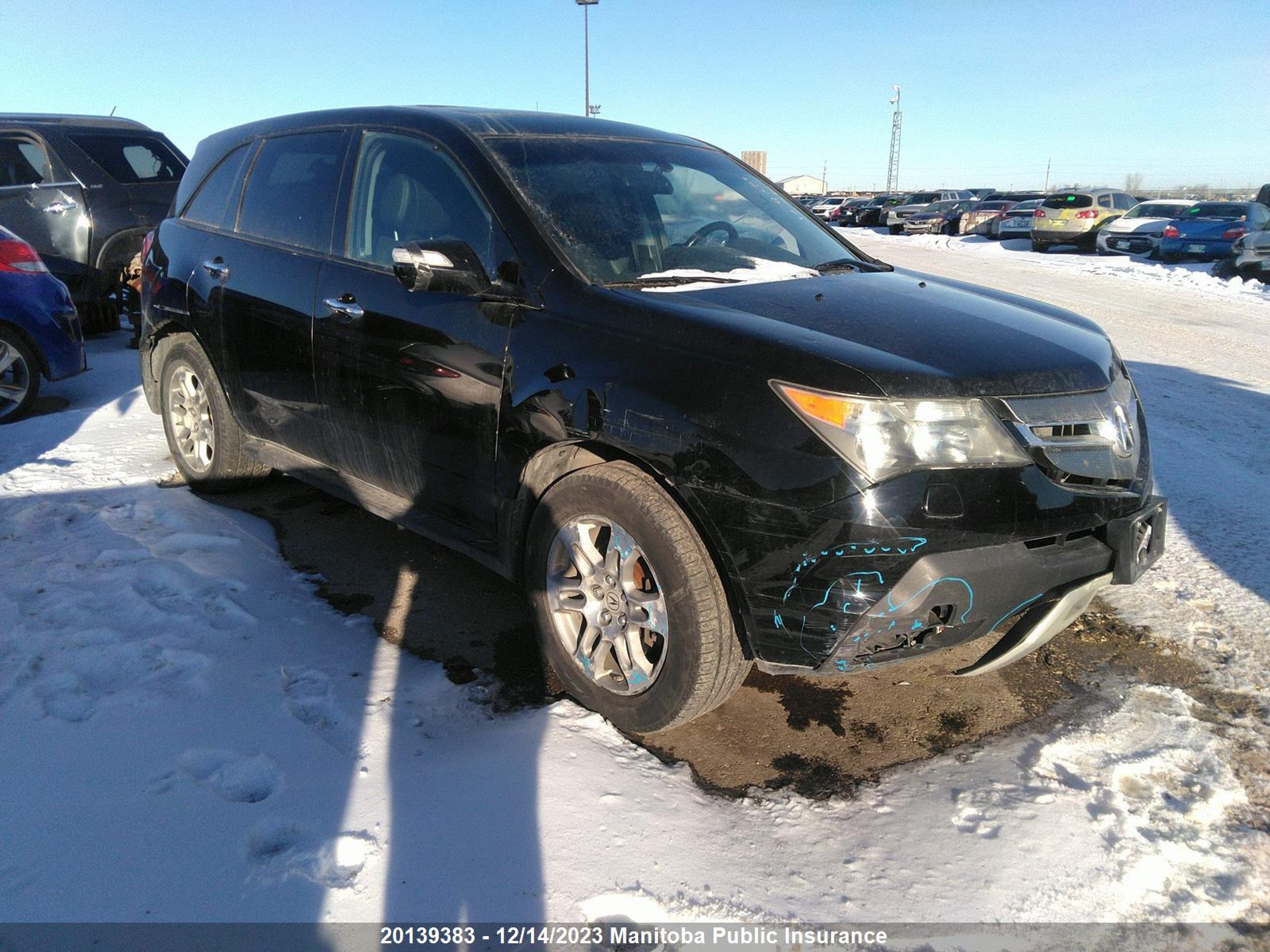 acura mdx 2007 2hnyd28567h000751