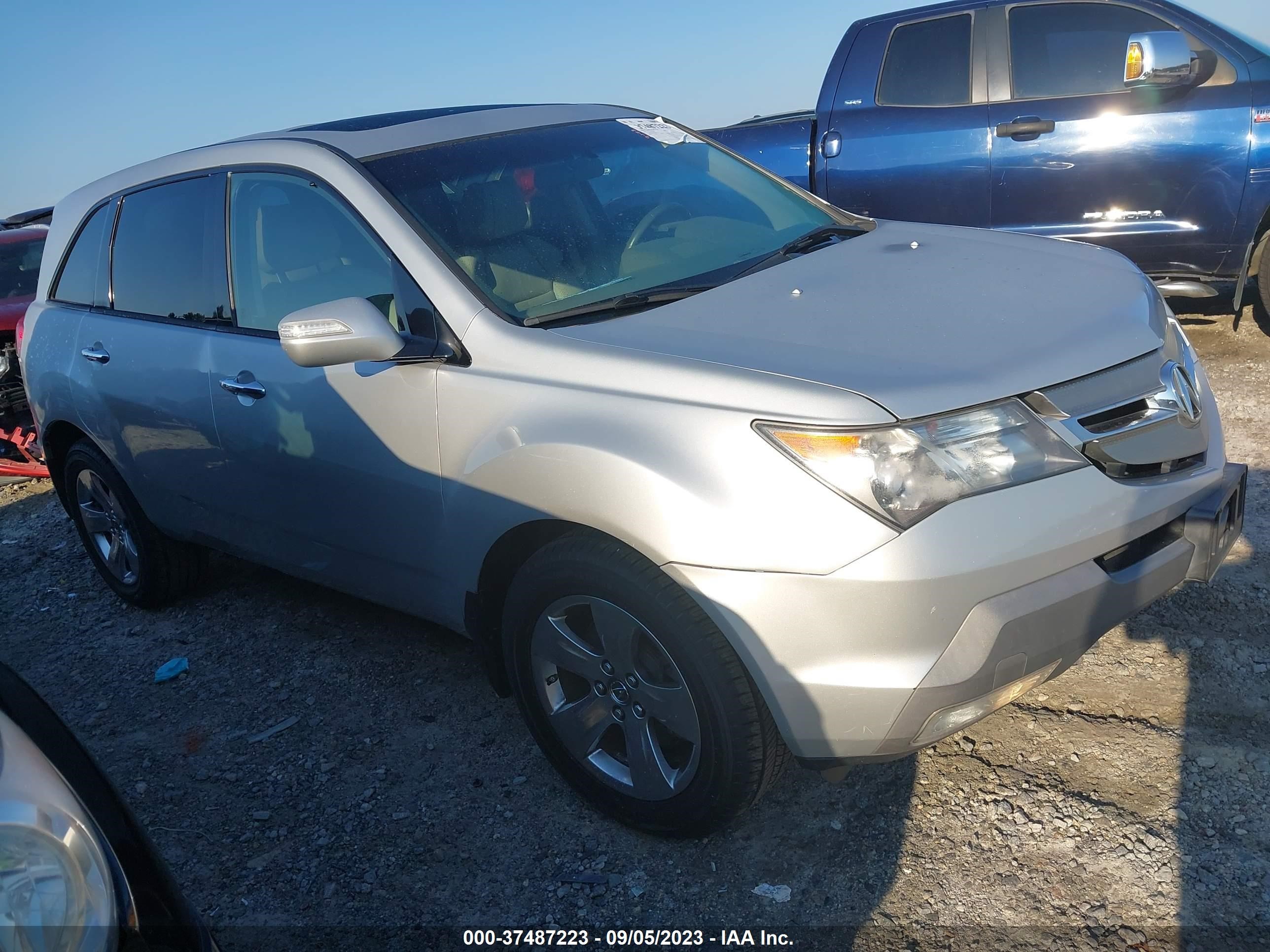 acura mdx 2007 2hnyd28577h552372