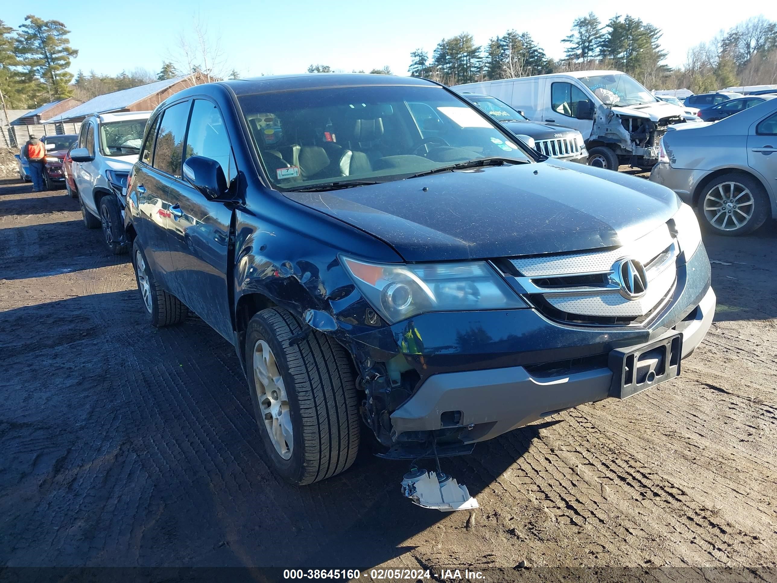 acura mdx 2009 2hnyd28669h511694