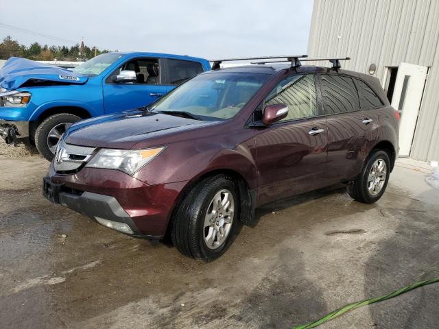 acura mdx techno 2009 2hnyd28669h533596