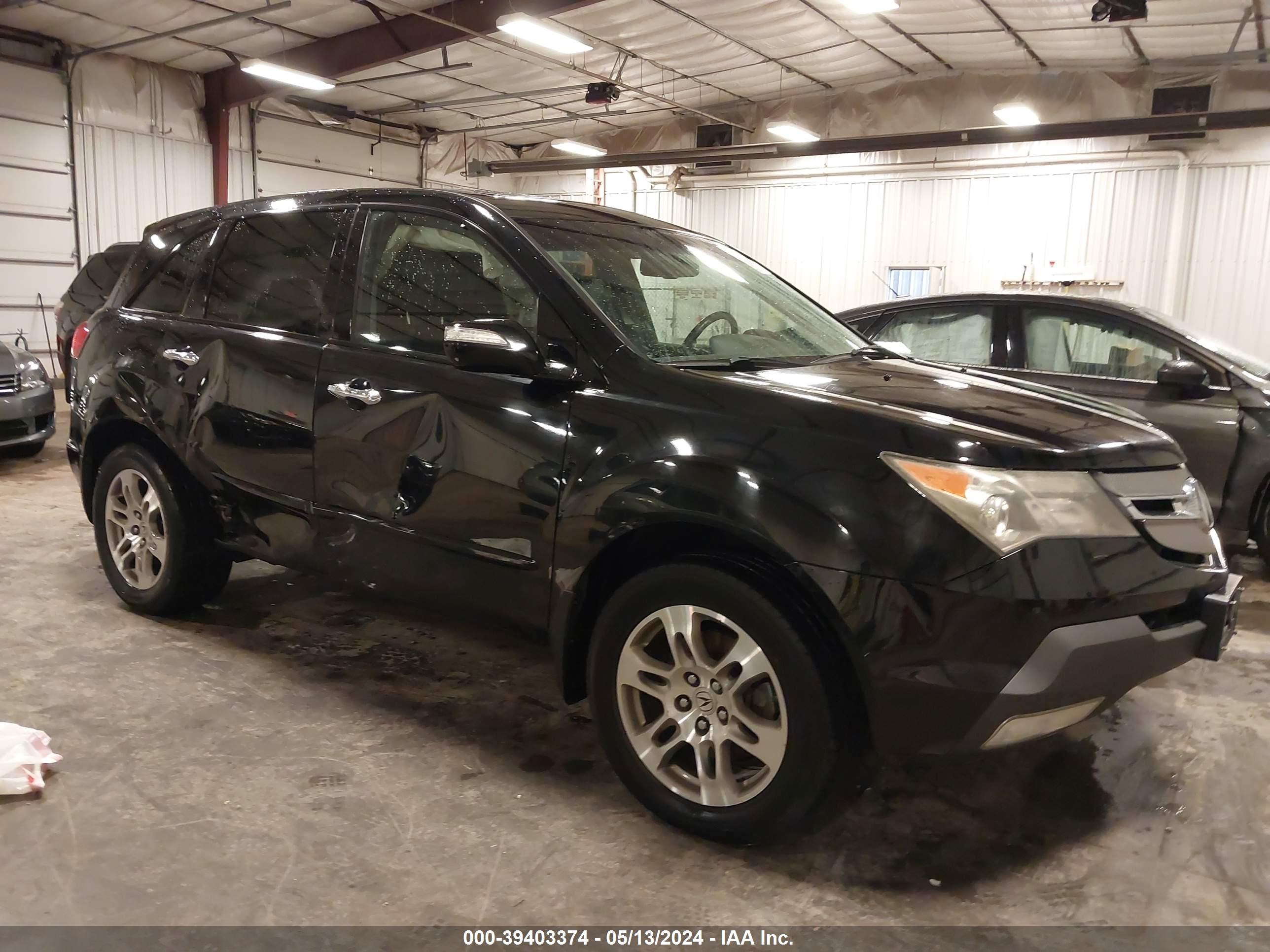 acura mdx 2008 2hnyd286x8h543742