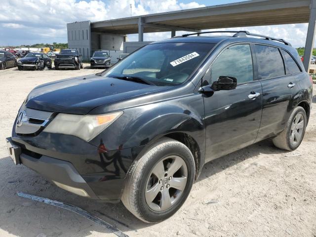 acura mdx sport 2009 2hnyd28799h502111