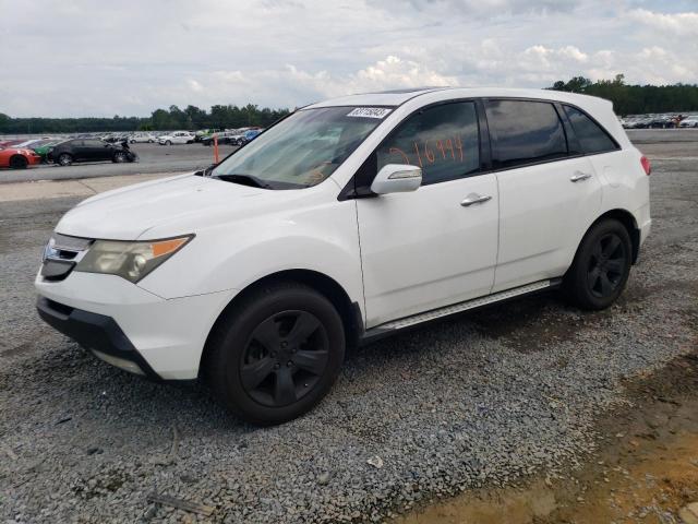 acura mdx sport 2007 2hnyd28867h505876