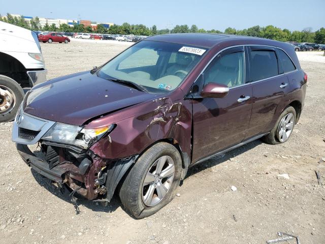 acura mdx techno 2011 2hnyd2h49bh510656