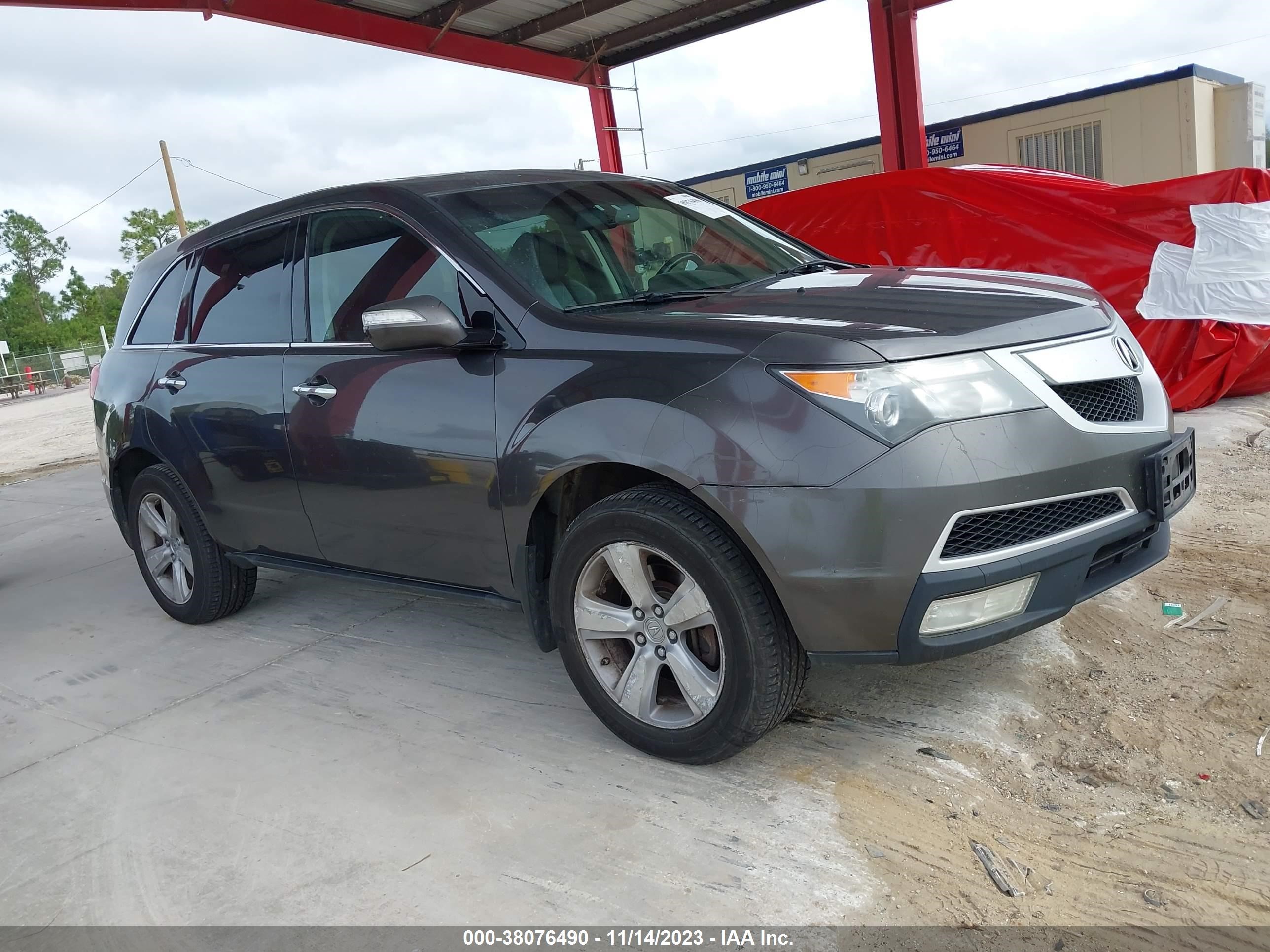 acura mdx 2011 2hnyd2h65bh530596