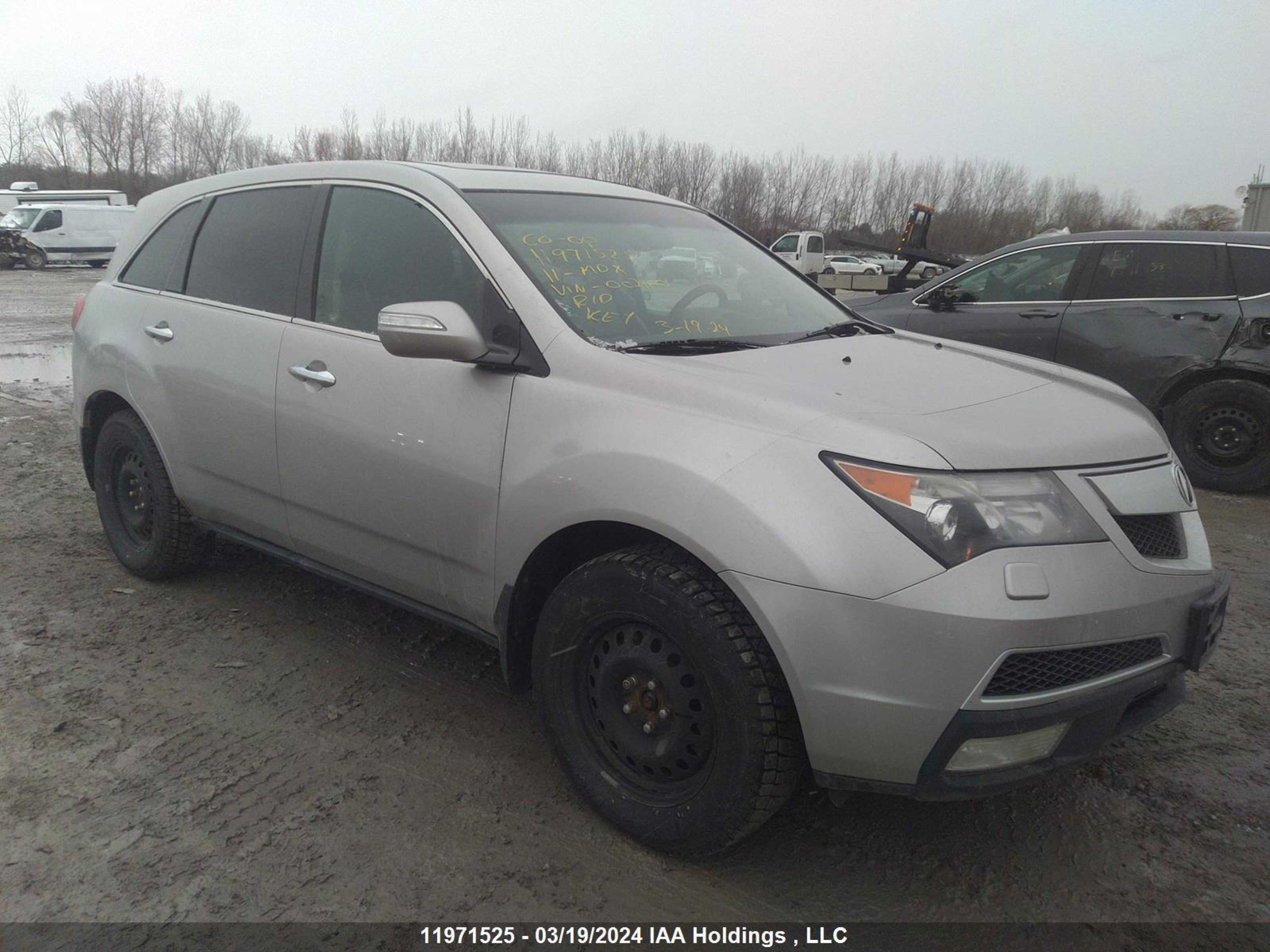 acura mdx 2011 2hnyd2h69bh002110