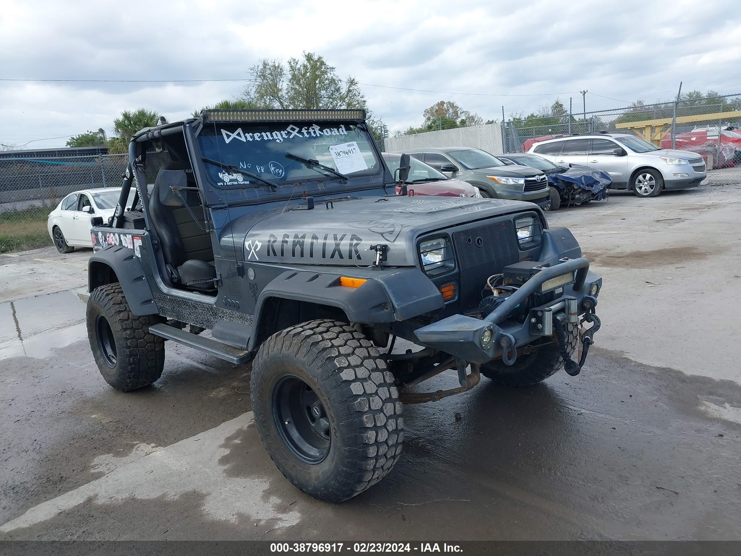 jeep wrangler 1991 2j4fy19p7mj141077