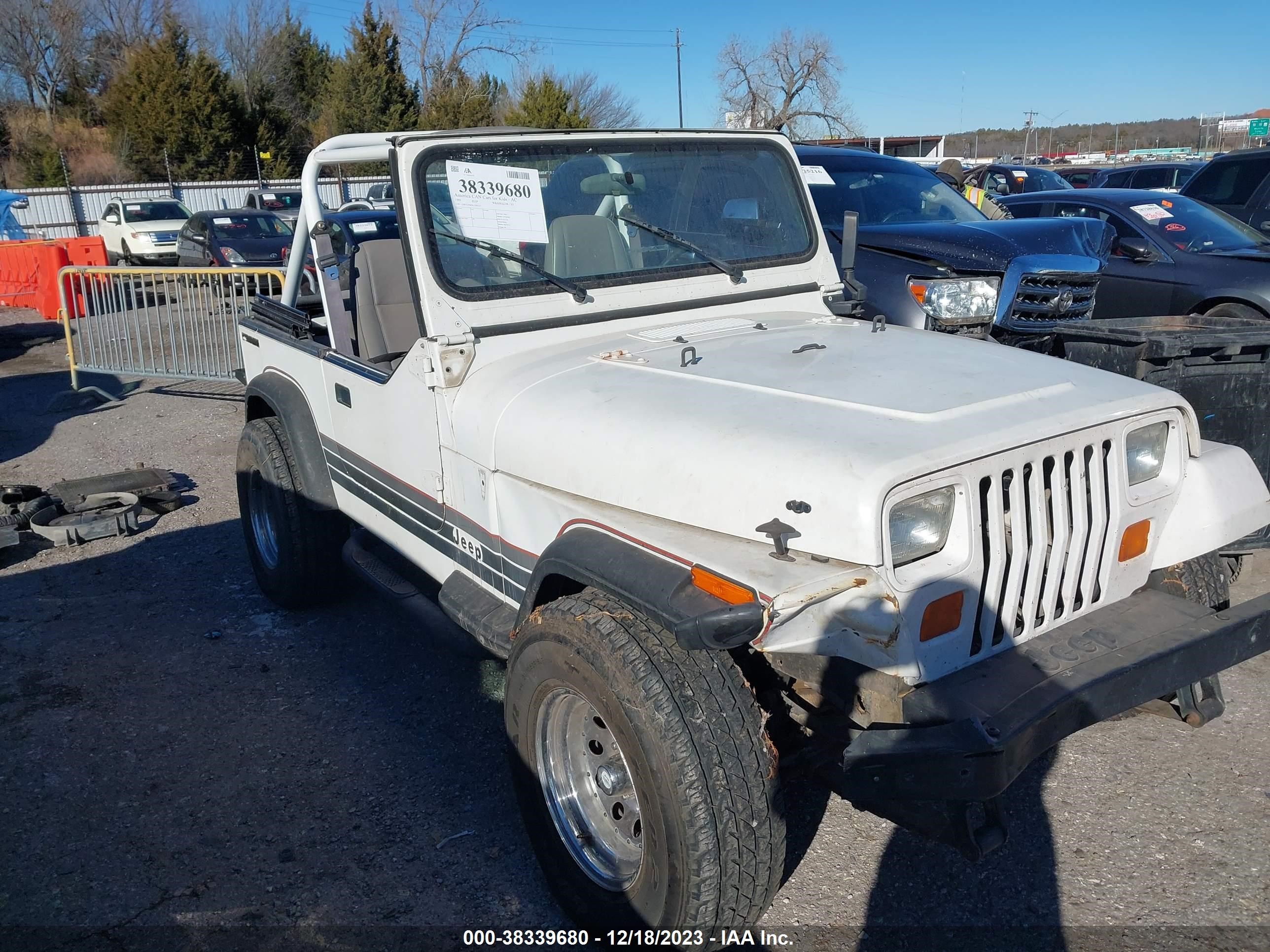 jeep wrangler 1989 2j4fy29m2kj109517