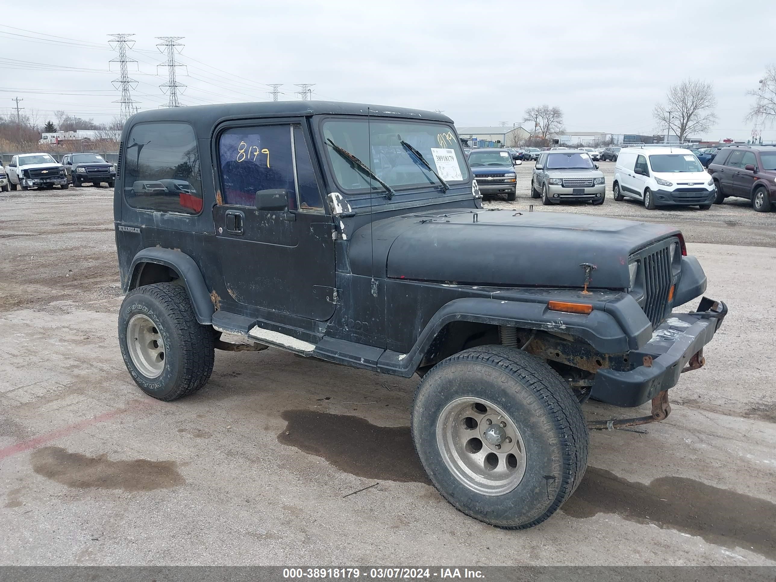 jeep wrangler 1990 2j4fy59txlj507407