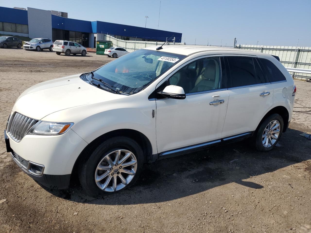 lincoln mkx 2013 2lmdj6jk5dbl60581