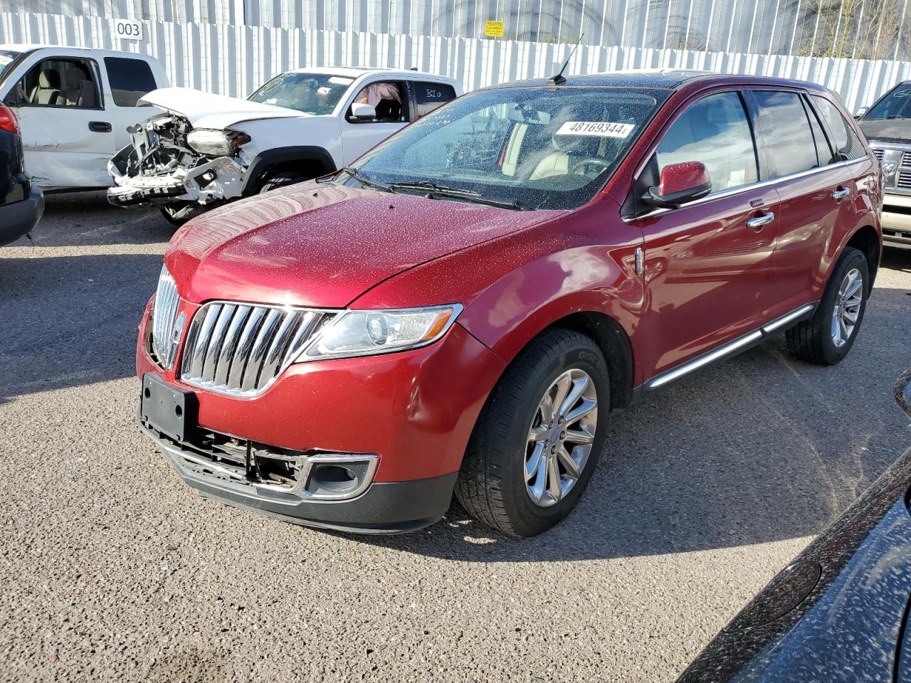 lincoln mkx 2013 2lmdj8jk0dbl14507