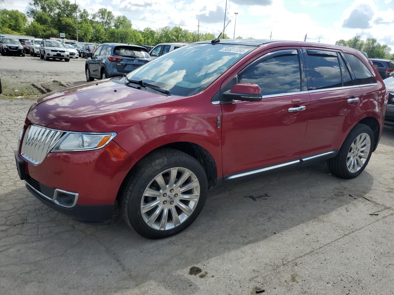 lincoln mkx 2014 2lmdj8jk2ebl07897