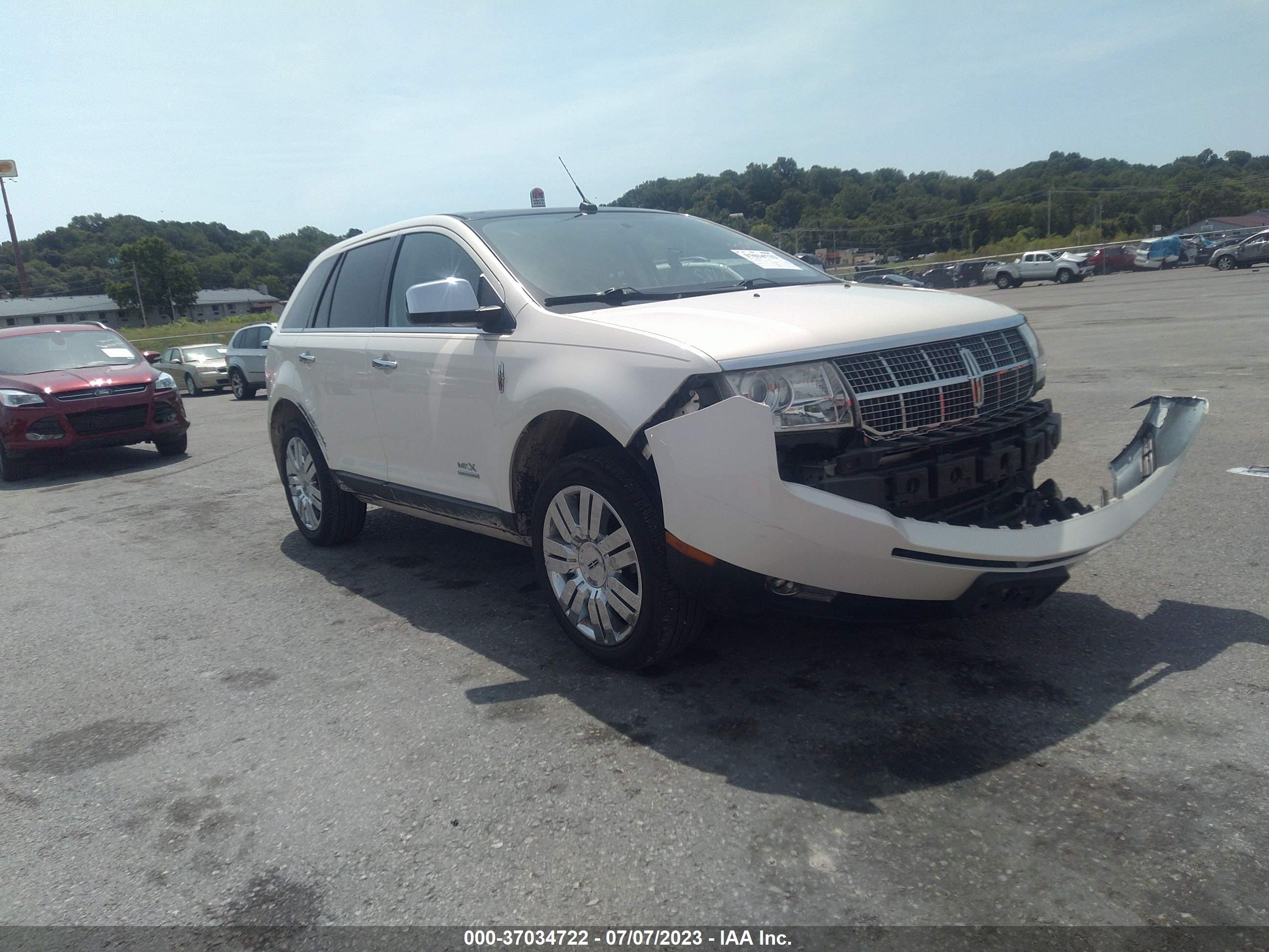 lincoln mkx 2008 2lmdu68c08bj03775