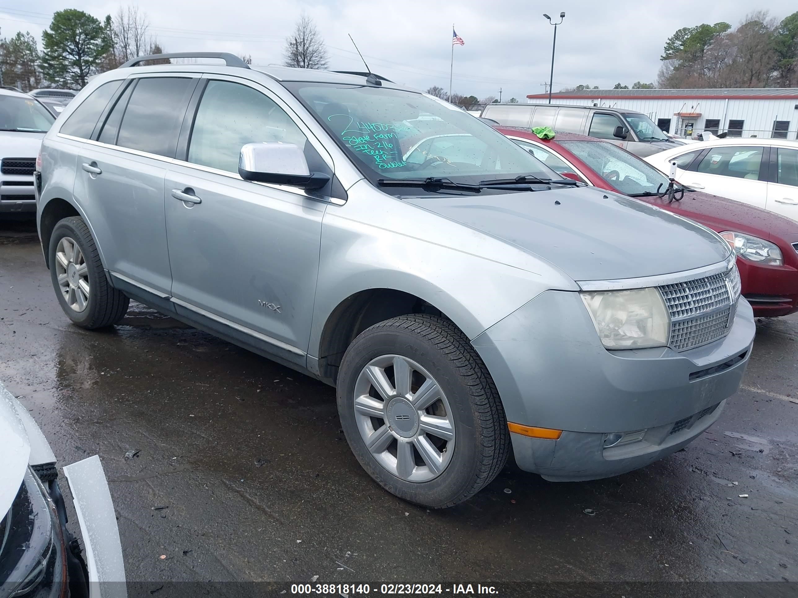 lincoln mkx 2007 2lmdu68c37bj30886