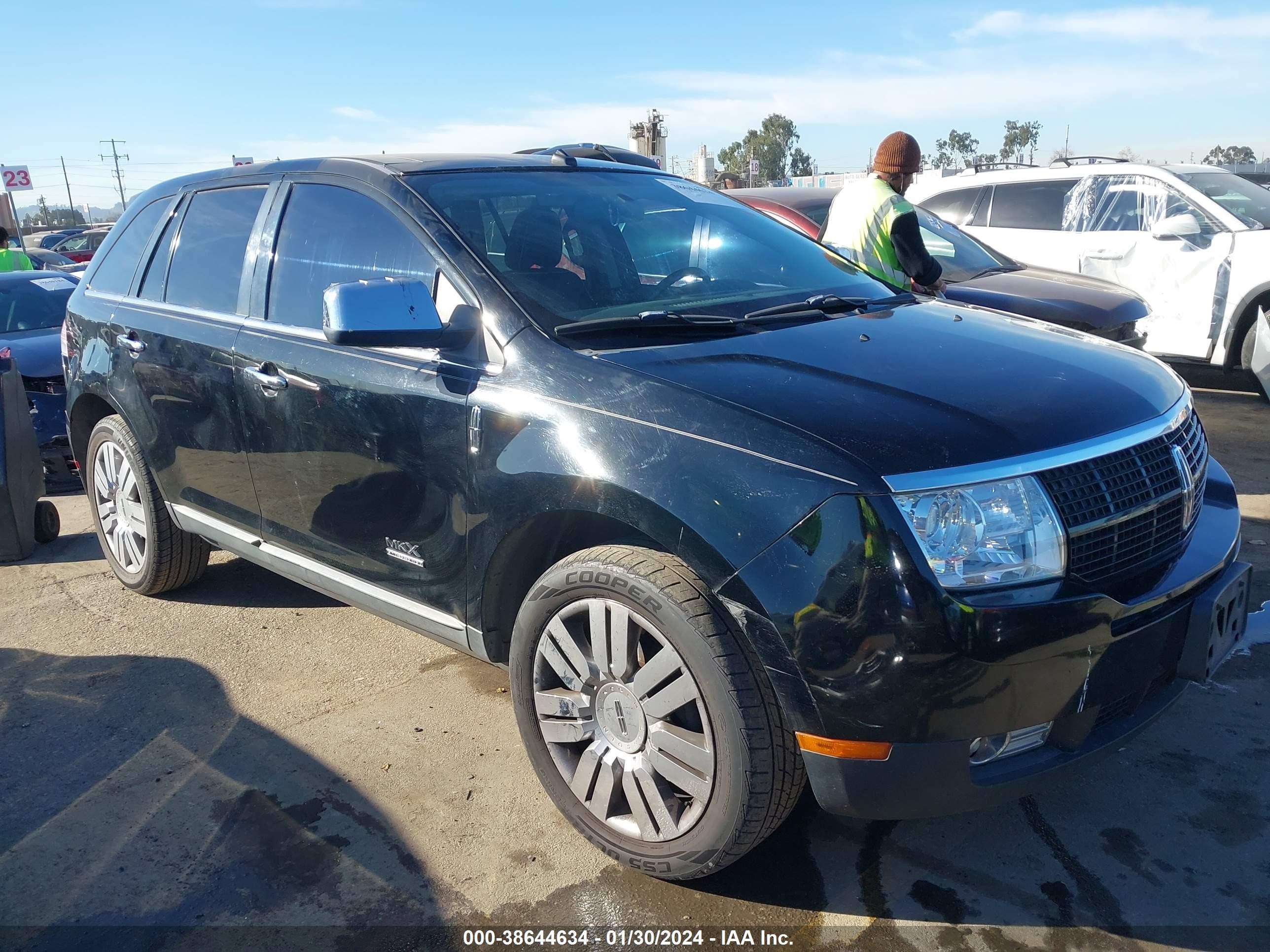 lincoln mkx 2009 2lmdu68c39bj00404