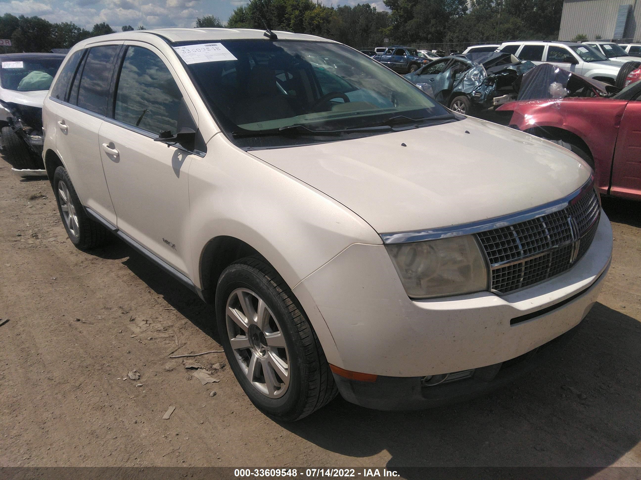 lincoln mkx 2007 2lmdu68c47bj24756