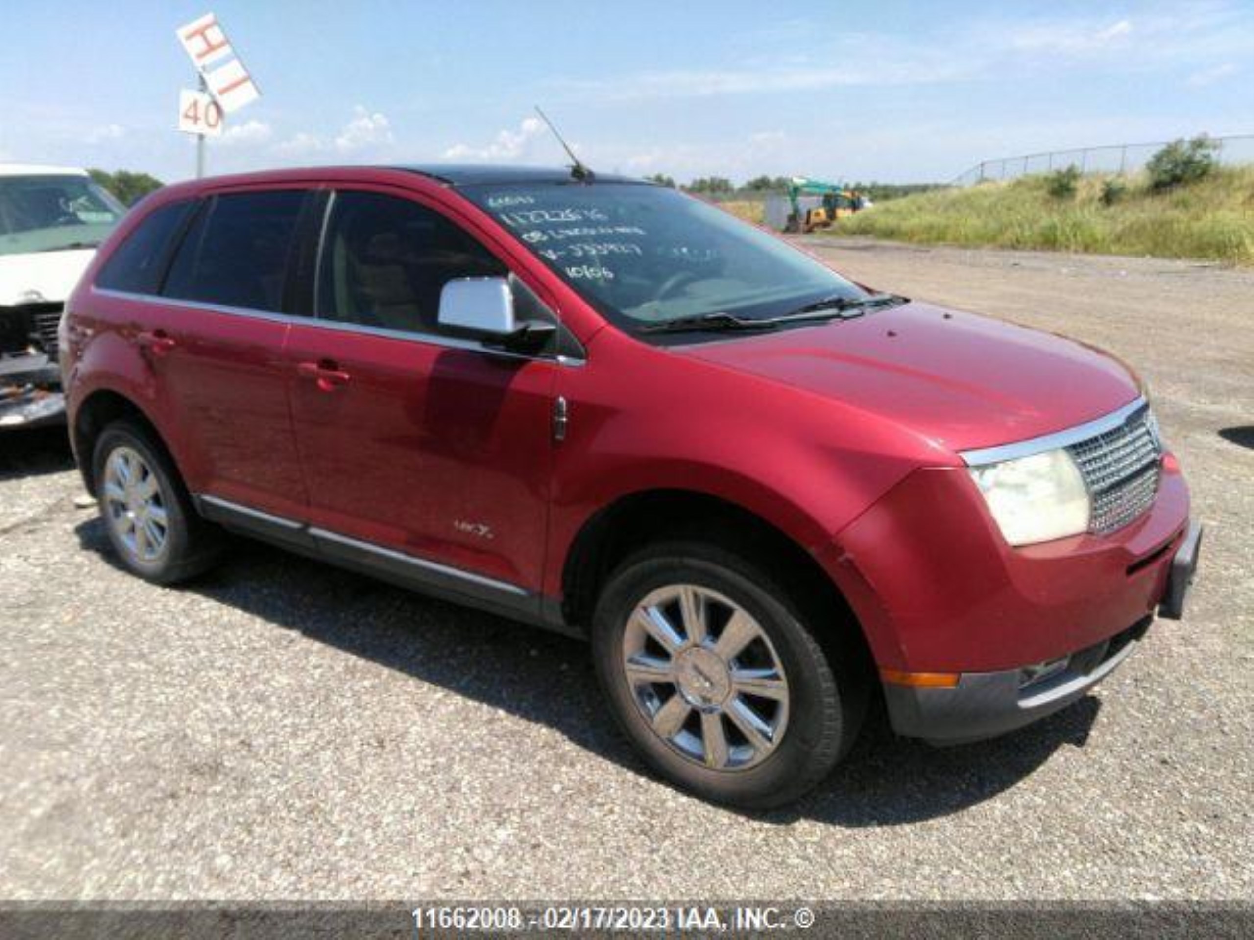 lincoln mkx 2008 2lmdu68c48bj33927