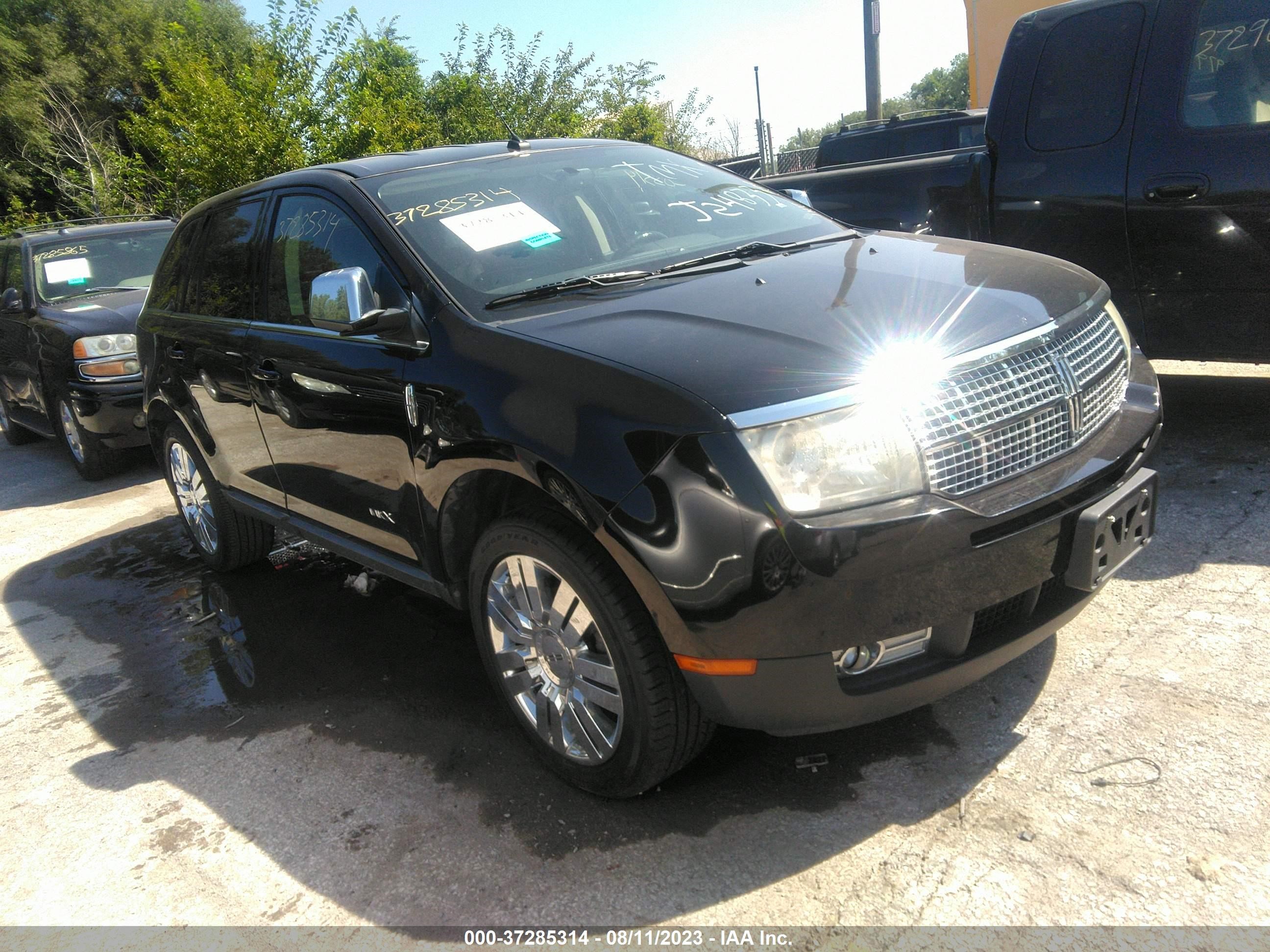 lincoln mkx 2008 2lmdu68c58bj24833