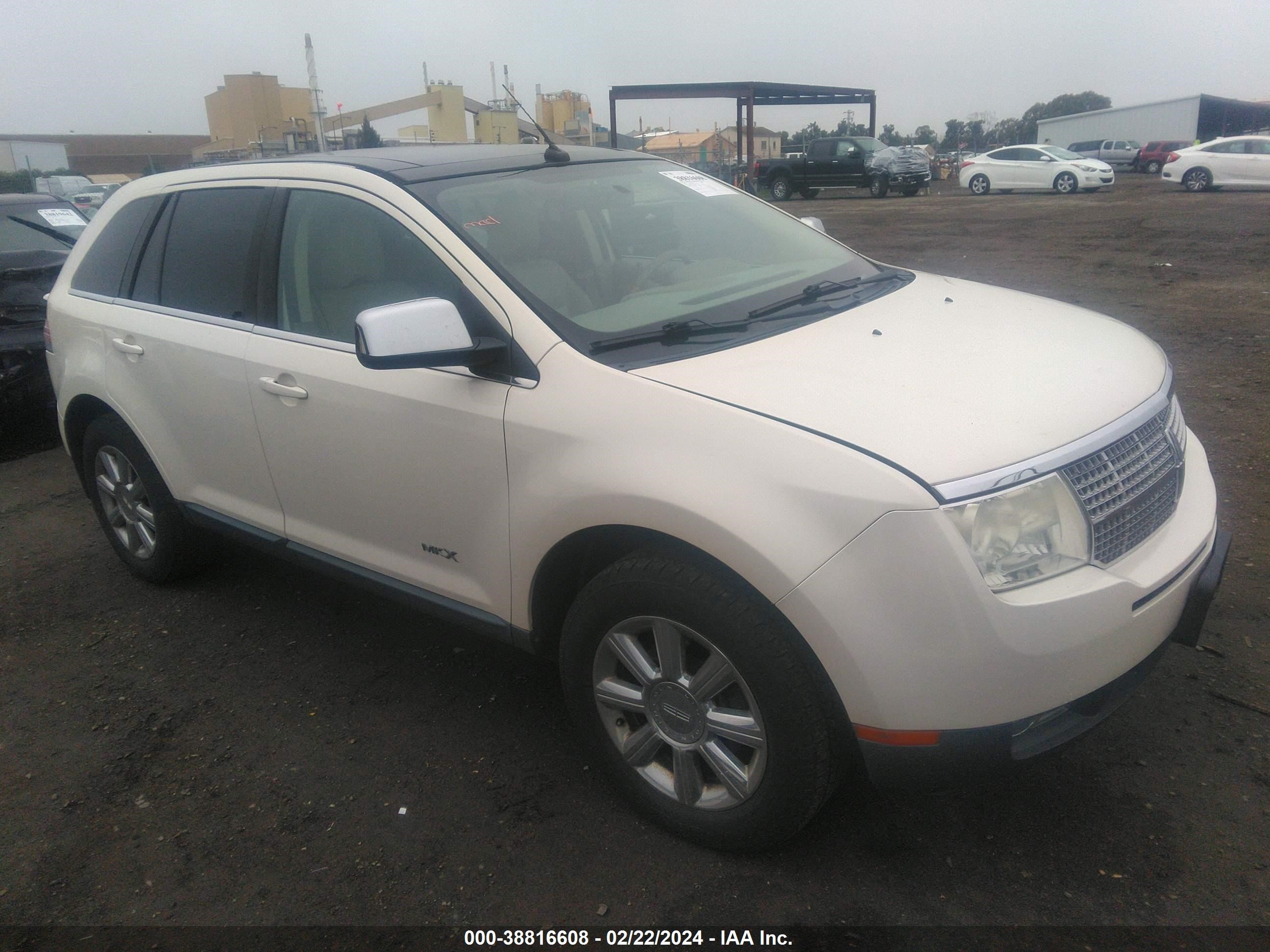 lincoln mkx 2007 2lmdu68c77bj37744