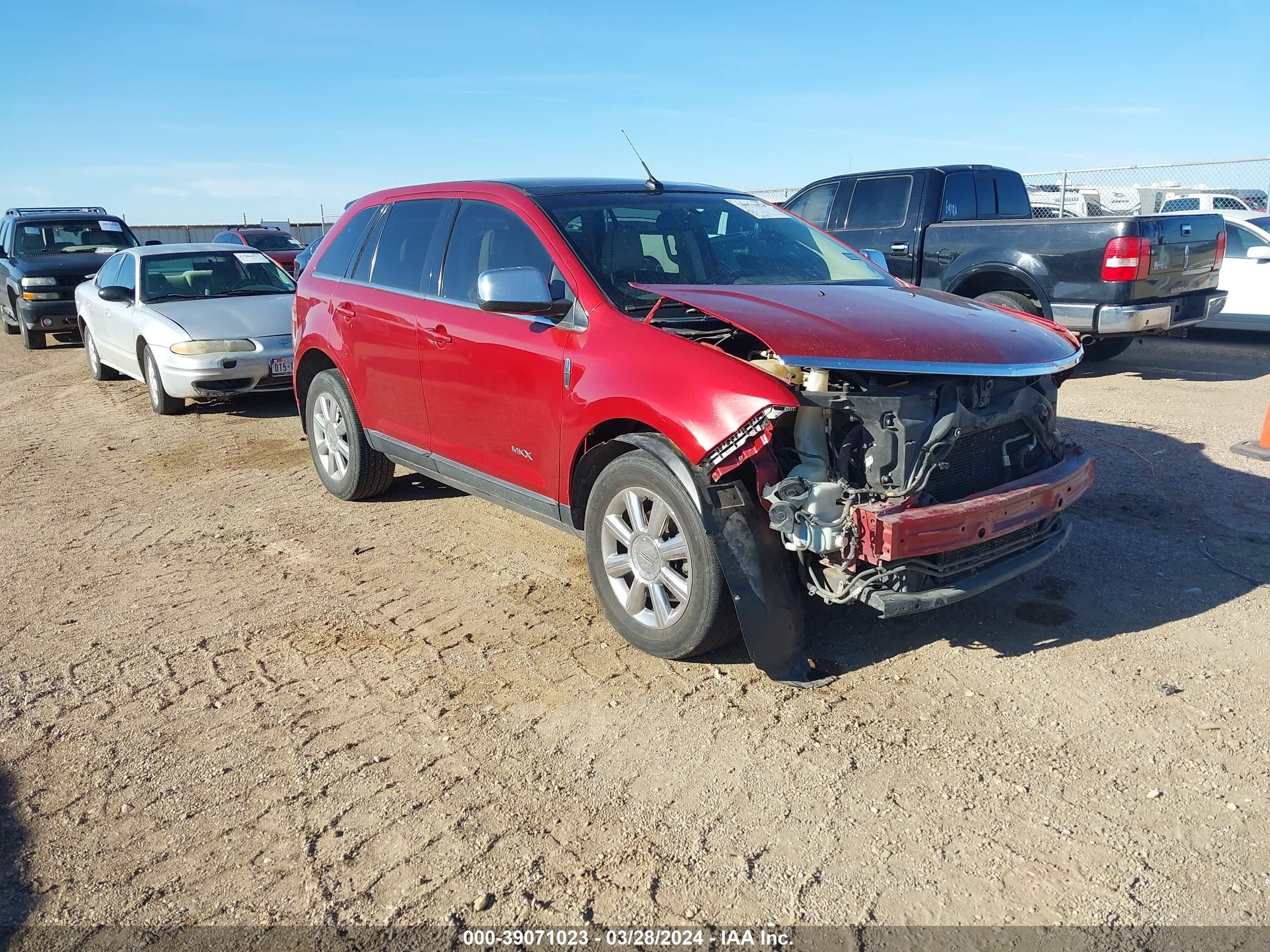 lincoln mkx 2008 2lmdu68c78bj10366