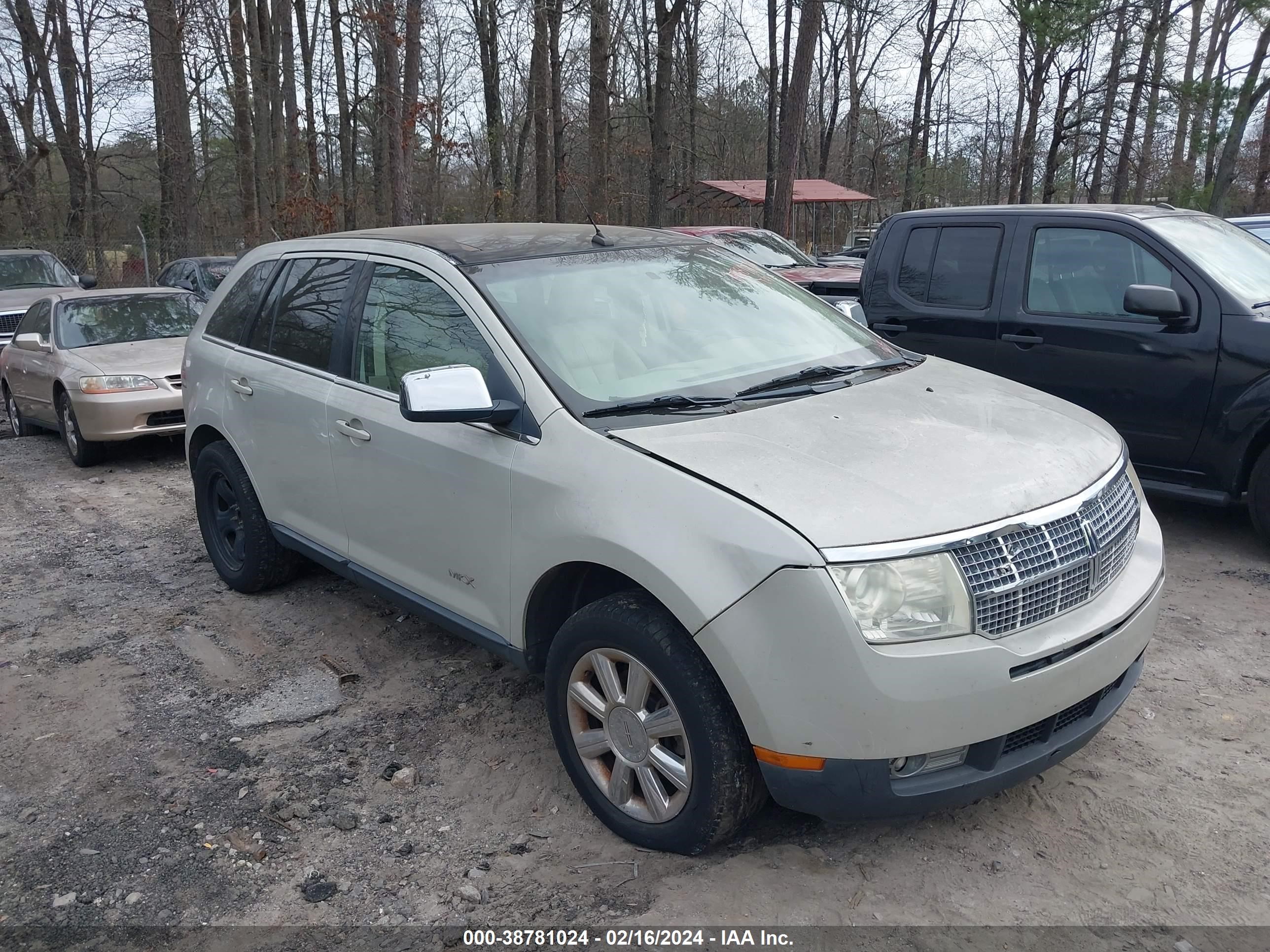 lincoln mkx 2007 2lmdu68c87bj21858