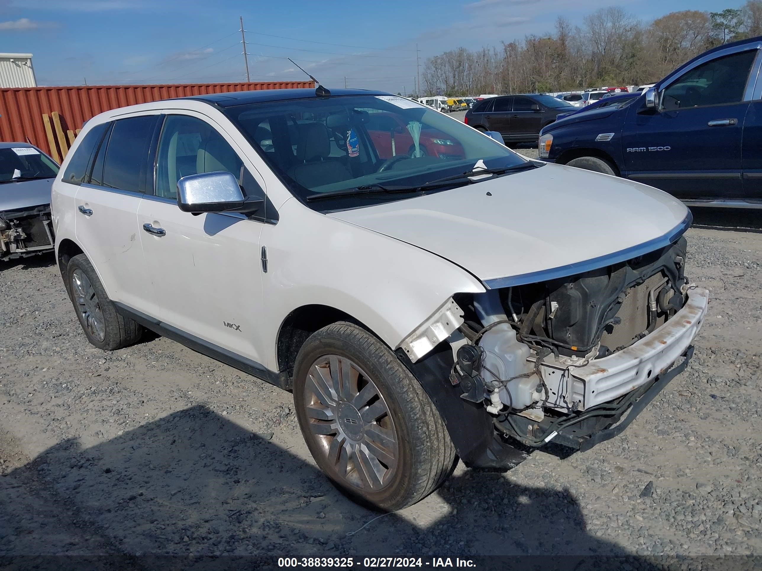 lincoln mkx 2009 2lmdu68c99bj13254