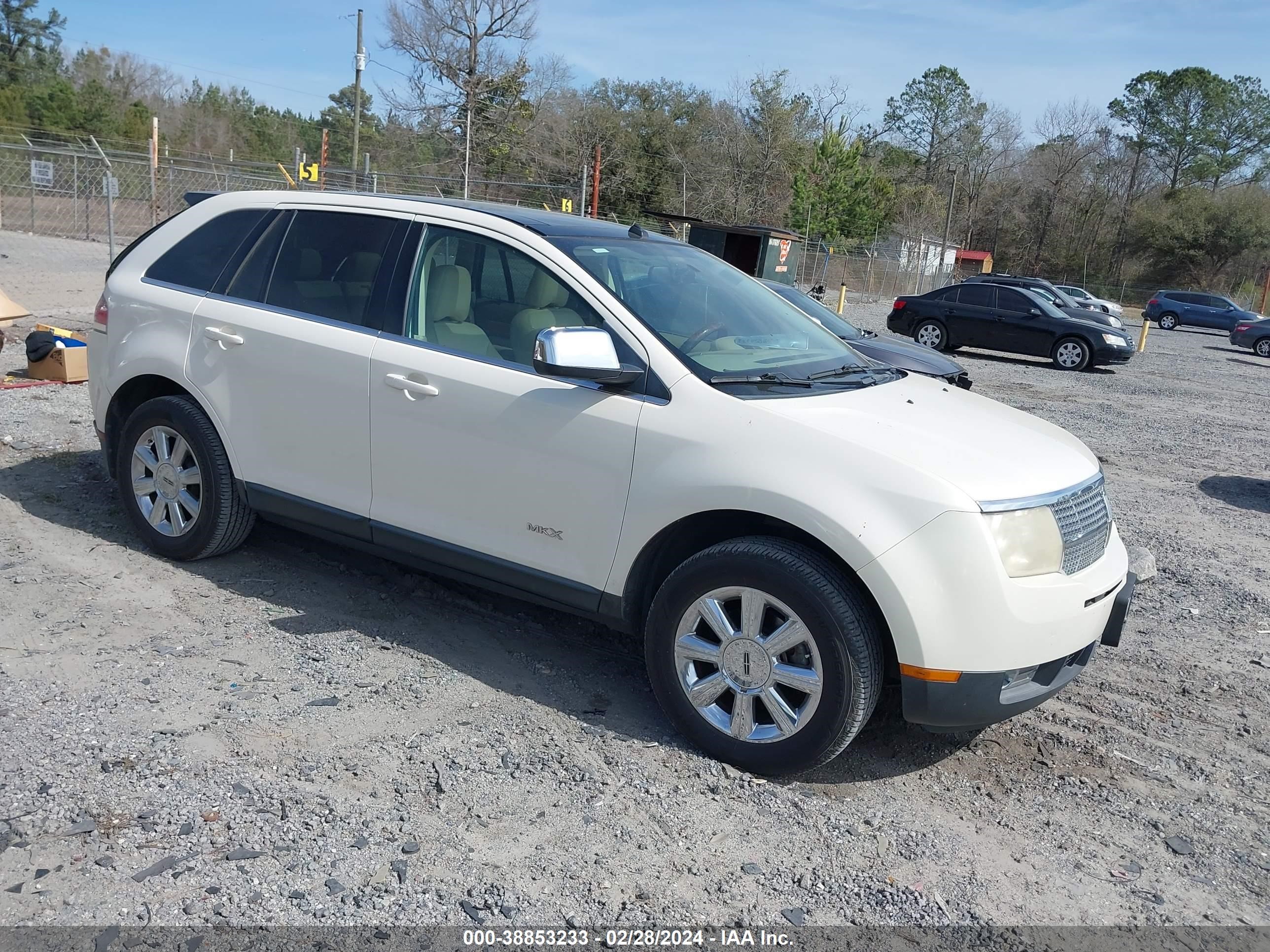 lincoln mkx 2007 2lmdu68cx7bj19738